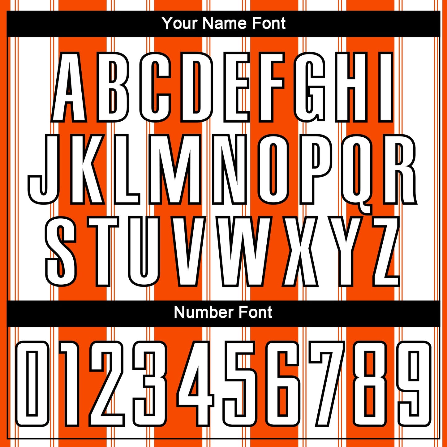 Custom Orange White-Black Line Sublimation Soccer Uniform Jersey - Sky-Custom