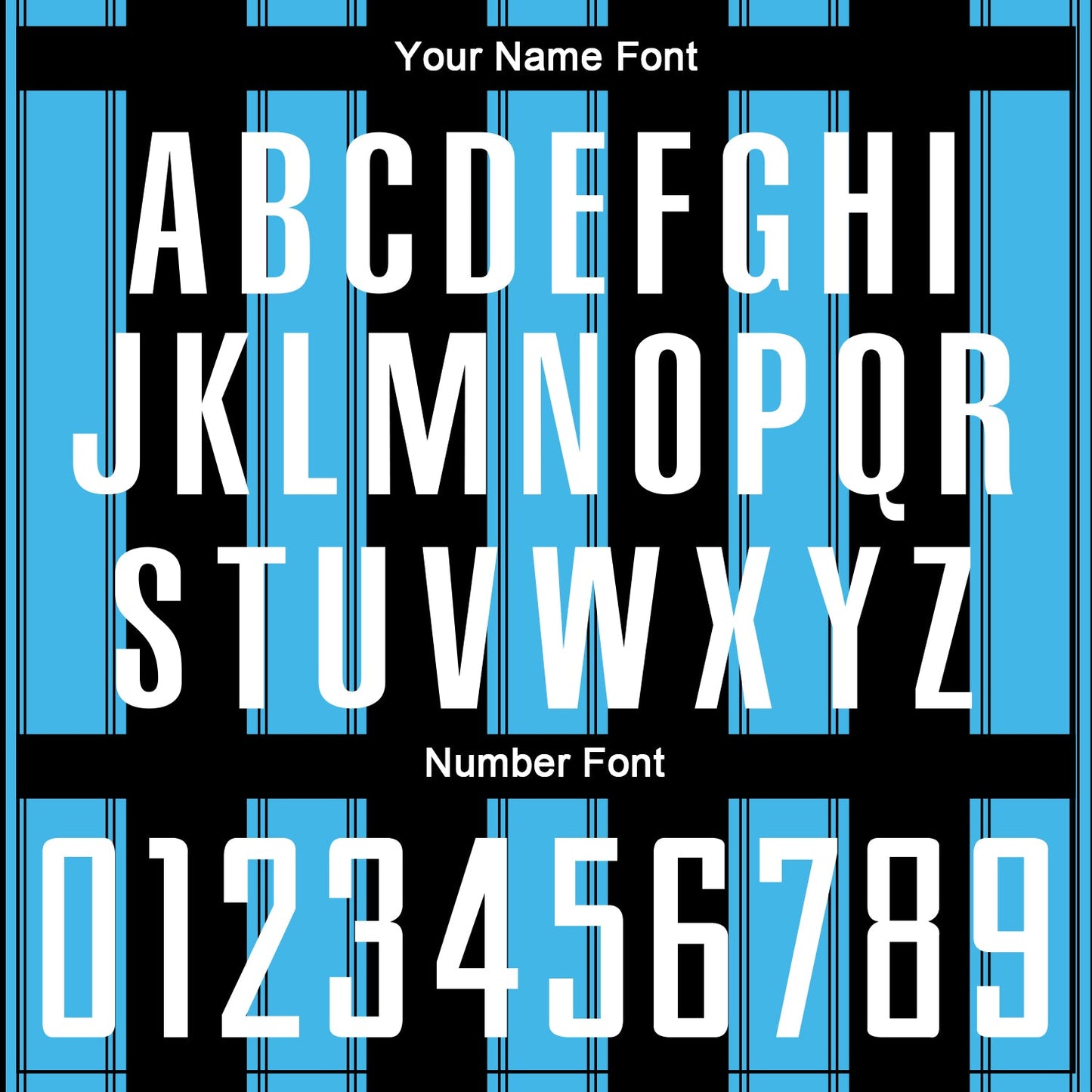 Custom Black White-Sky Blue Line Sublimation Soccer Uniform Jersey - Sky-Custom