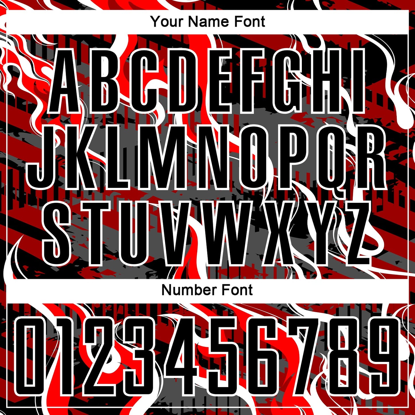 Custom Black Red-White Flame Sublimation Soccer Uniform Jersey - Sky-Custom