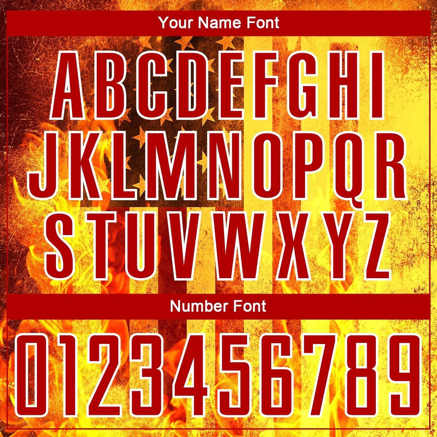 Custom Light Yellow Red-White American Flag Flame Sublimation Soccer Uniform Jersey - Sky-Custom