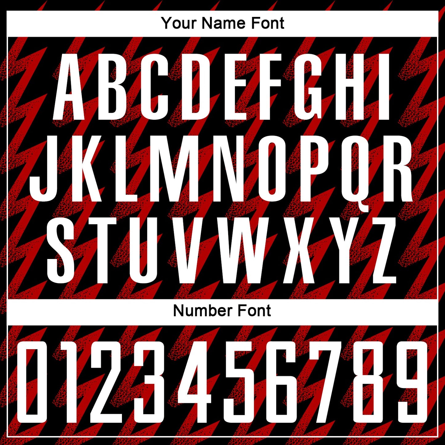 Custom Black White-Red Zigzag Shape Sublimation Soccer Uniform Jersey - Sky-Custom