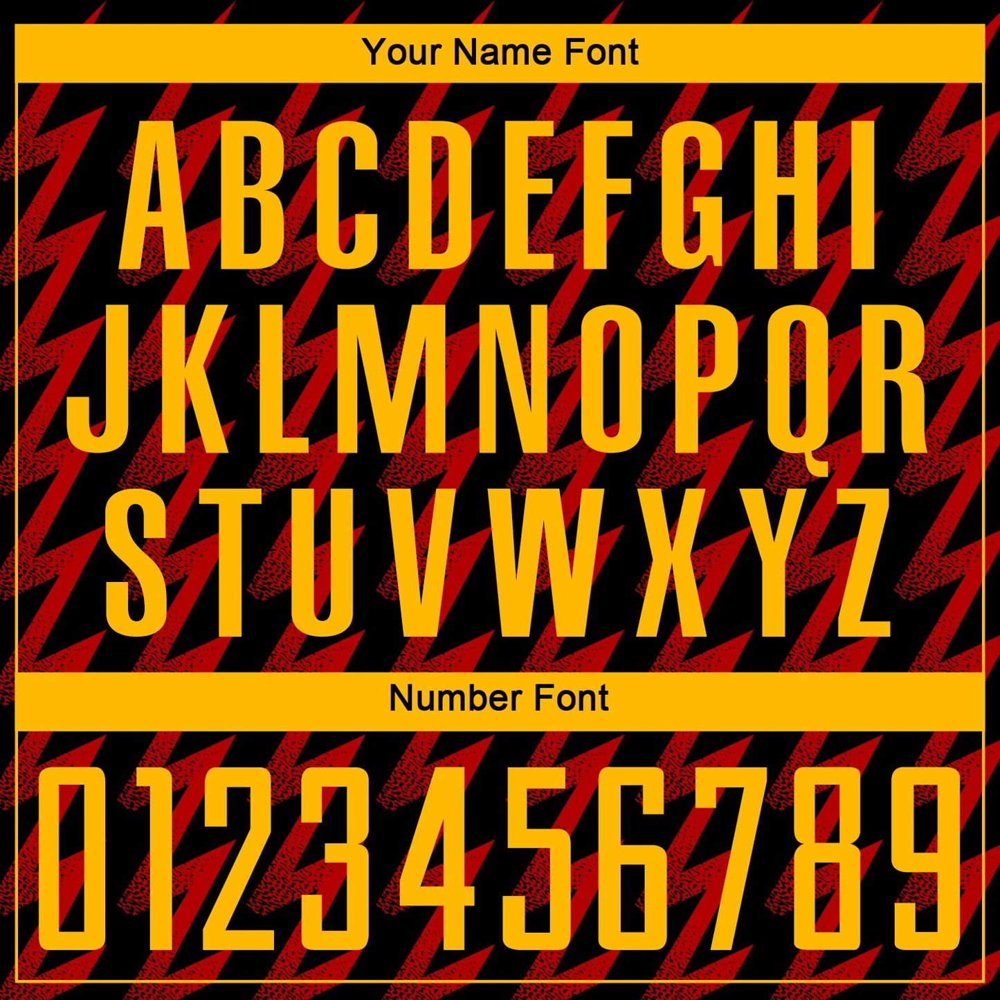 Custom Black Gold-Red Zigzag Shape Sublimation Soccer Uniform Jersey - Sky-Custom