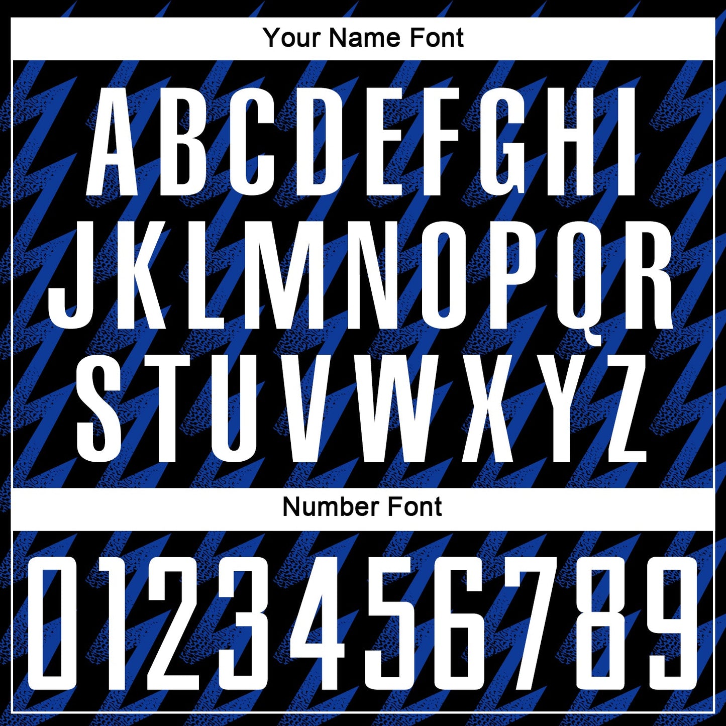 Custom Black White-Thunder Blue Zigzag Shape Sublimation Soccer Uniform Jersey - Sky-Custom