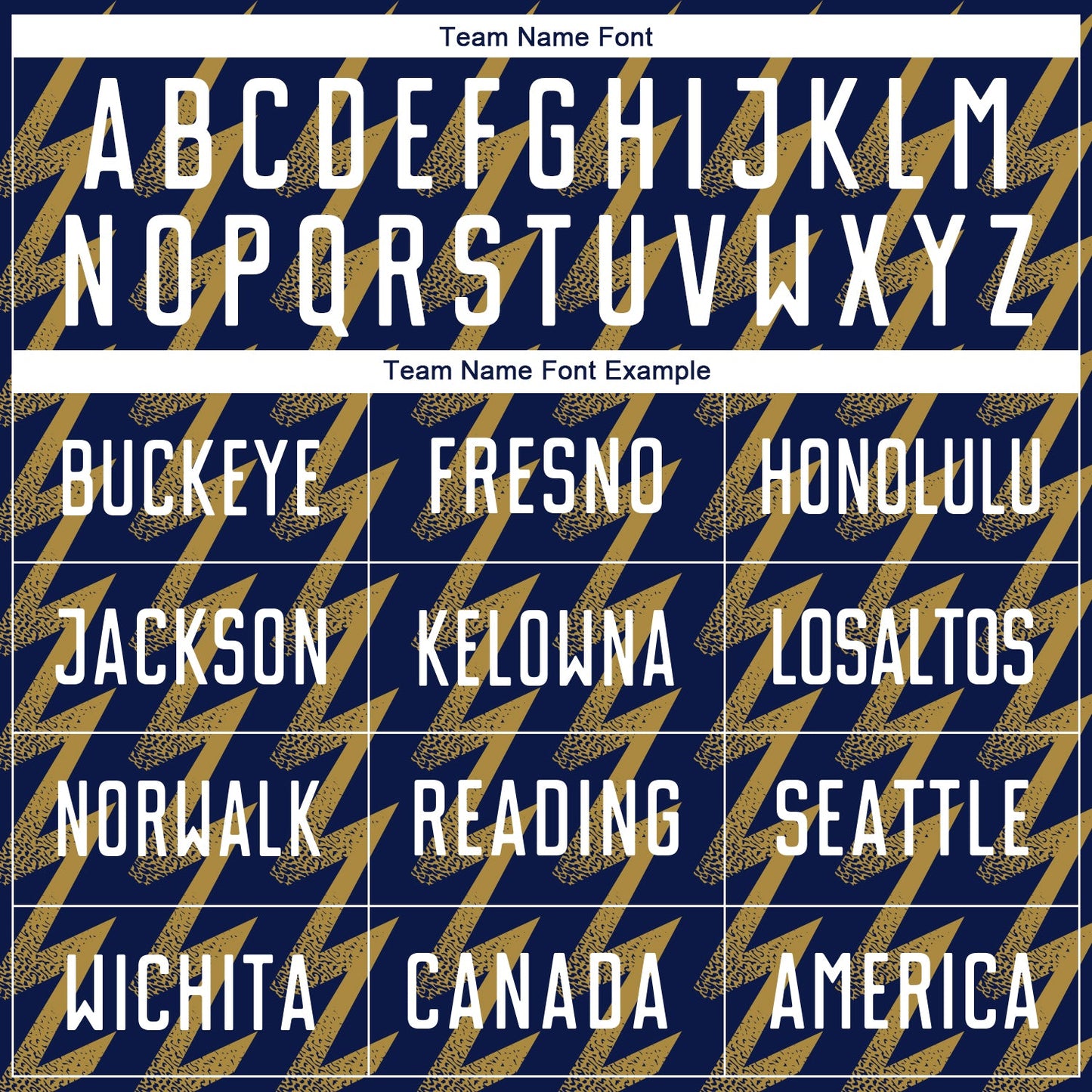 Custom Navy White-Old Gold Zigzag Shape Sublimation Soccer Uniform Jersey - Sky-Custom