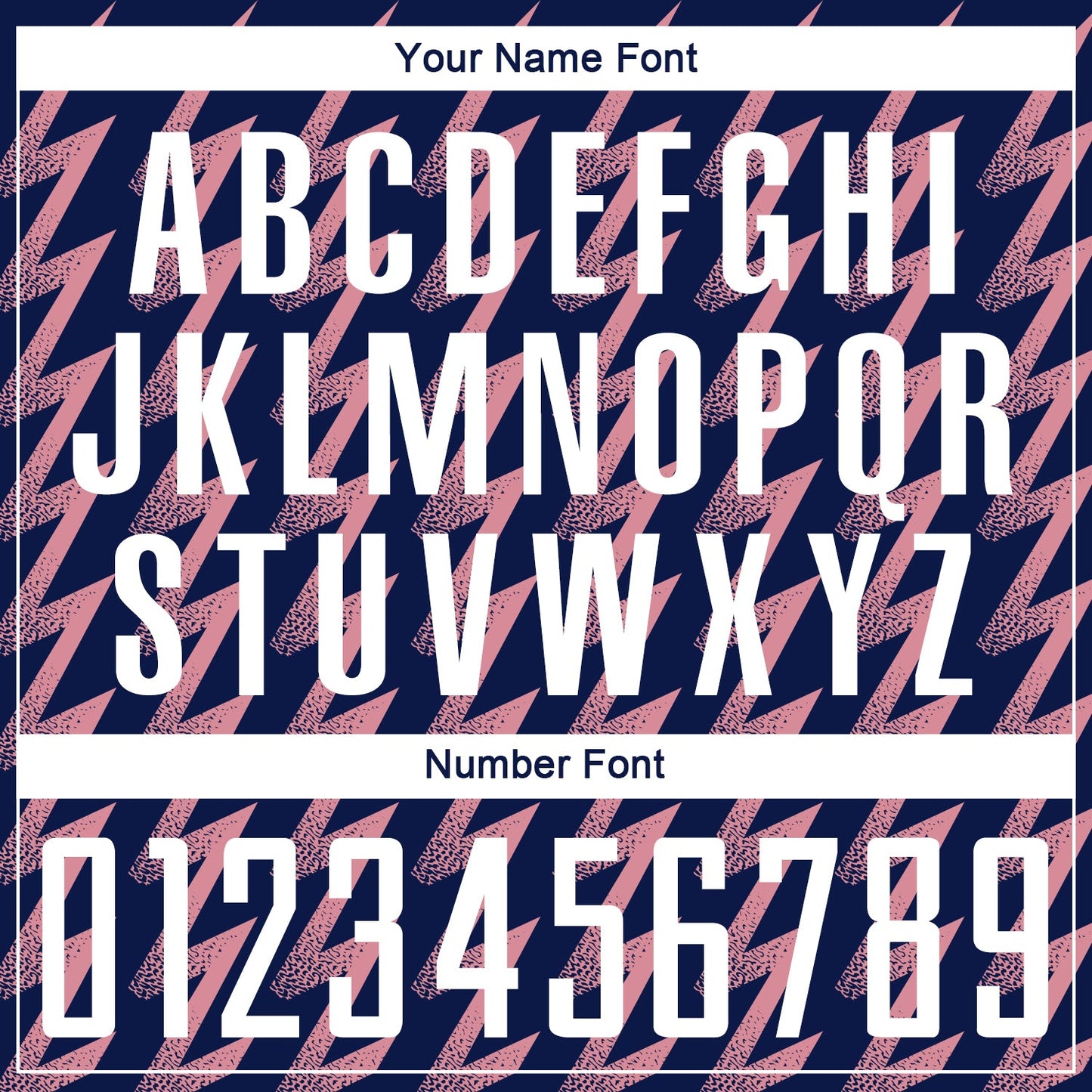 Custom Navy White-Medium Pink Zigzag Shape Sublimation Soccer Uniform Jersey - Sky-Custom