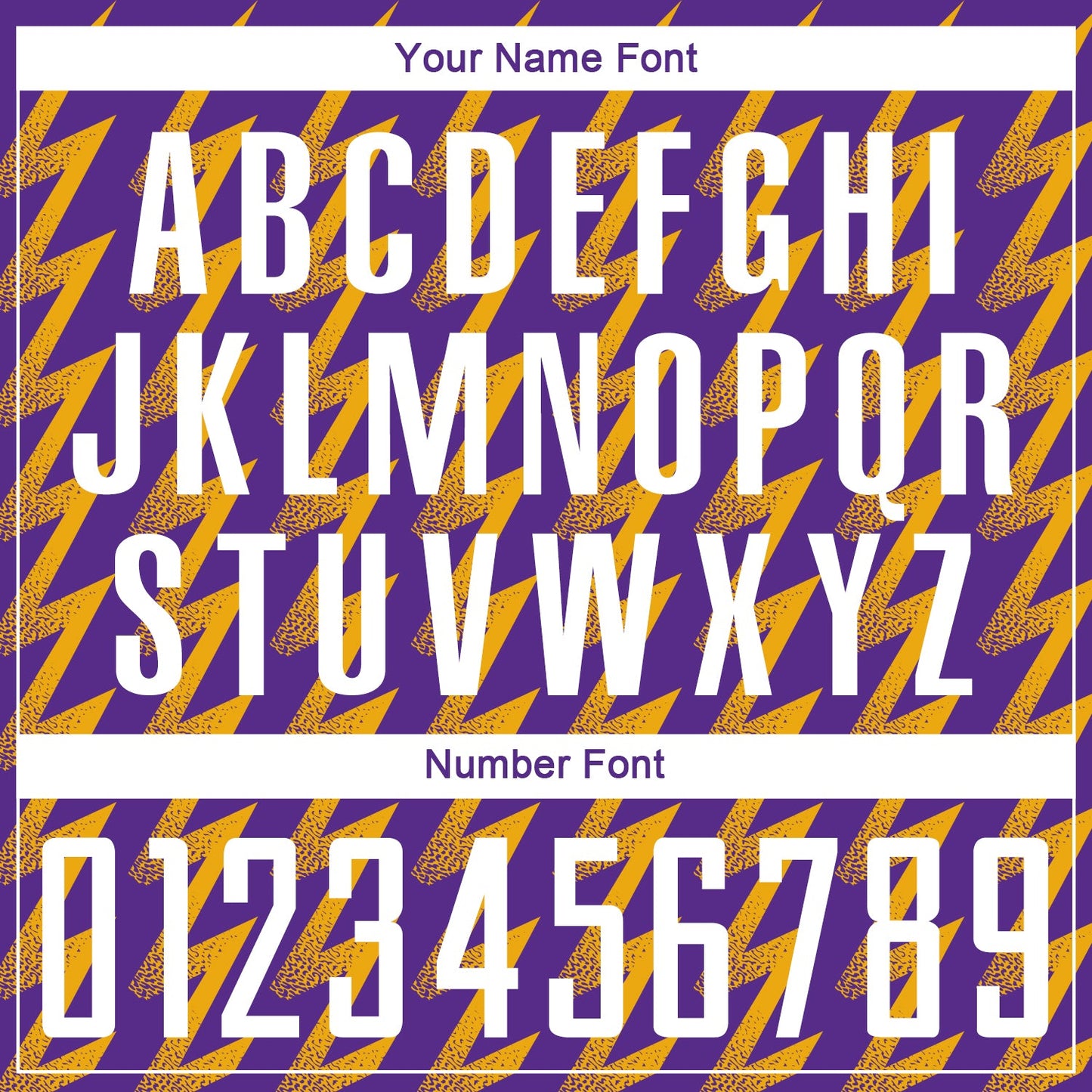 Custom Purple White-Gold Zigzag Shape Sublimation Soccer Uniform Jersey - Sky-Custom