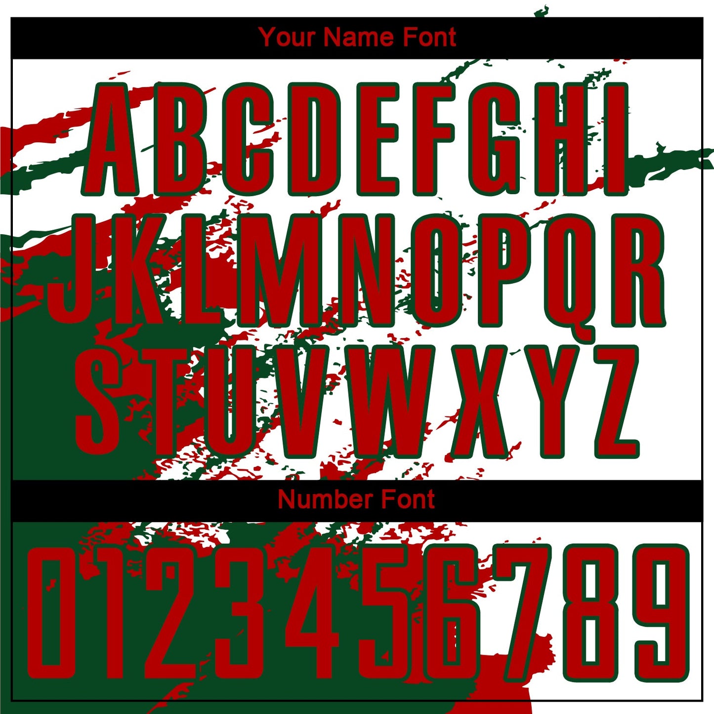 Custom White Red-Green Abstract Fragment Art Splash Sublimation Soccer Uniform Jersey - Sky-Custom