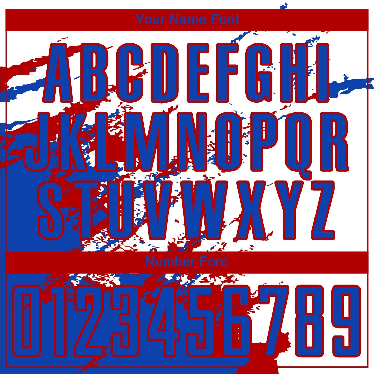 Custom White Thunder Blue-Red Abstract Fragment Art Splash Sublimation Soccer Uniform Jersey - Sky-Custom