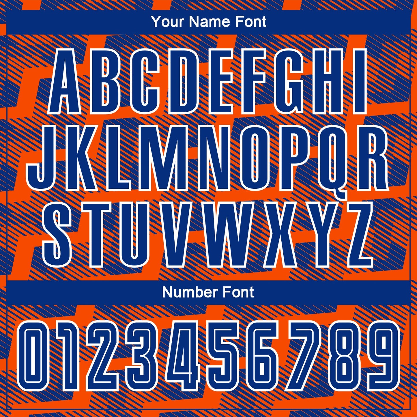 Custom Royal Orange-White Line Sublimation Soccer Uniform Jersey - Sky-Custom