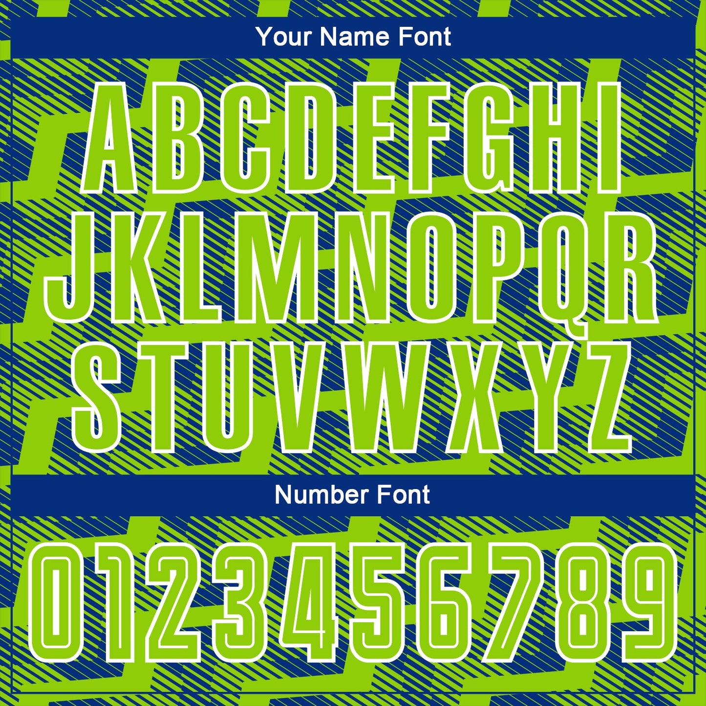 Custom Royal Neon Green-White Line Sublimation Soccer Uniform Jersey - Sky-Custom