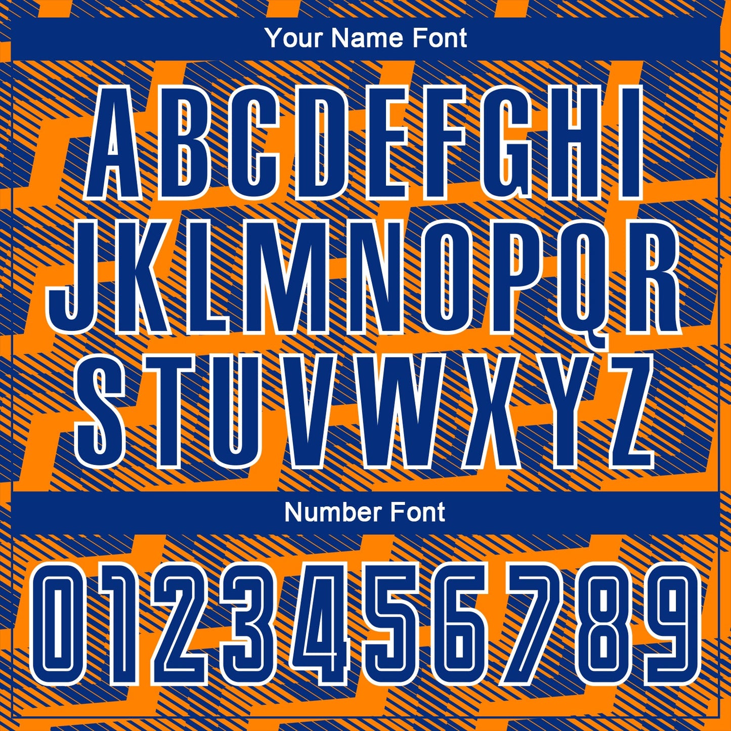 Custom Royal Bay Orange-White Line Sublimation Soccer Uniform Jersey - Sky-Custom