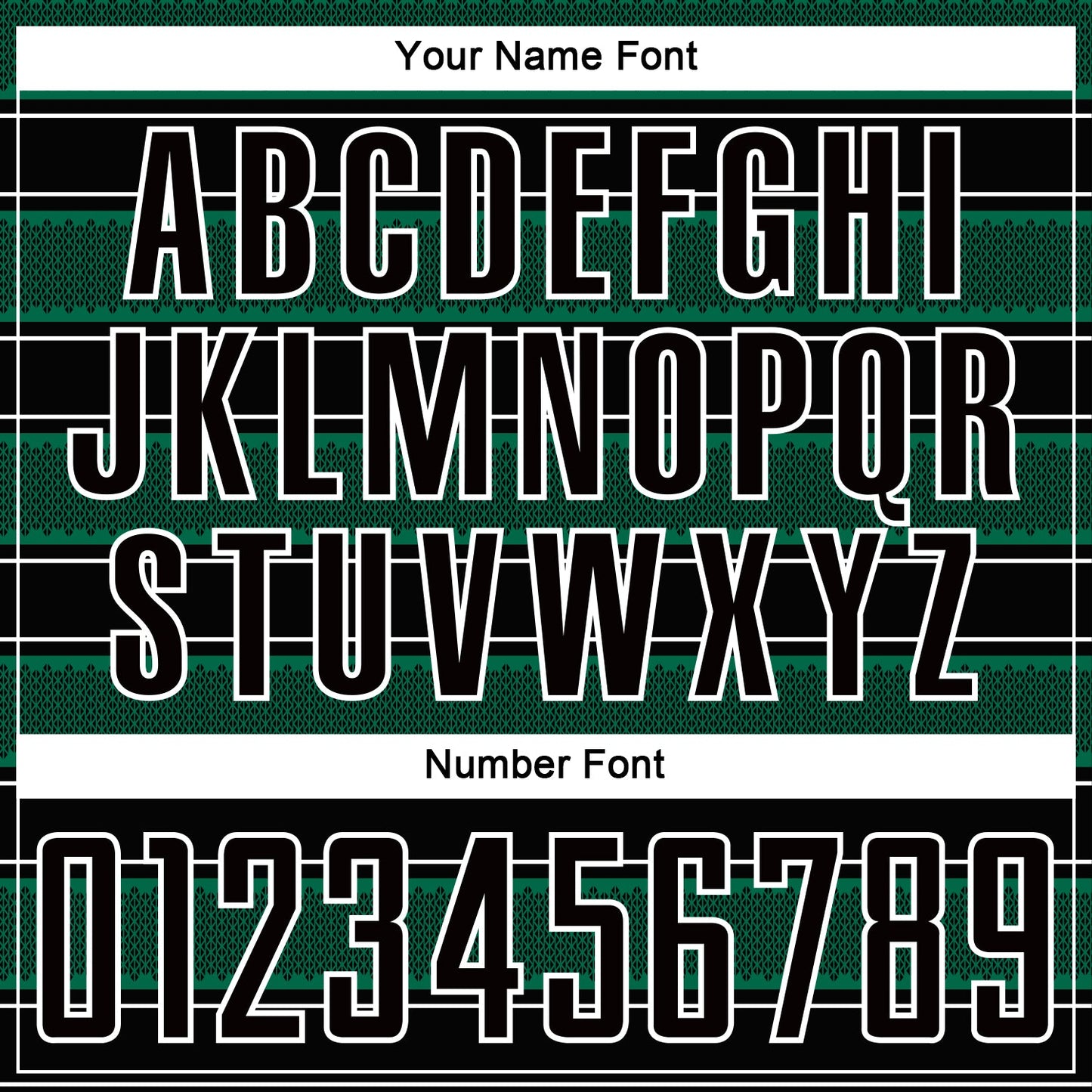 Custom Black Kelly Green-White Geometric Shapes And Line Sublimation Soccer Uniform Jersey - Sky-Custom