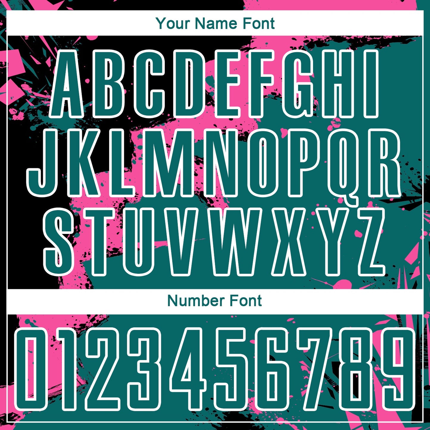 Custom Black Teal-Pink Splash Sublimation Soccer Uniform Jersey - Sky-Custom