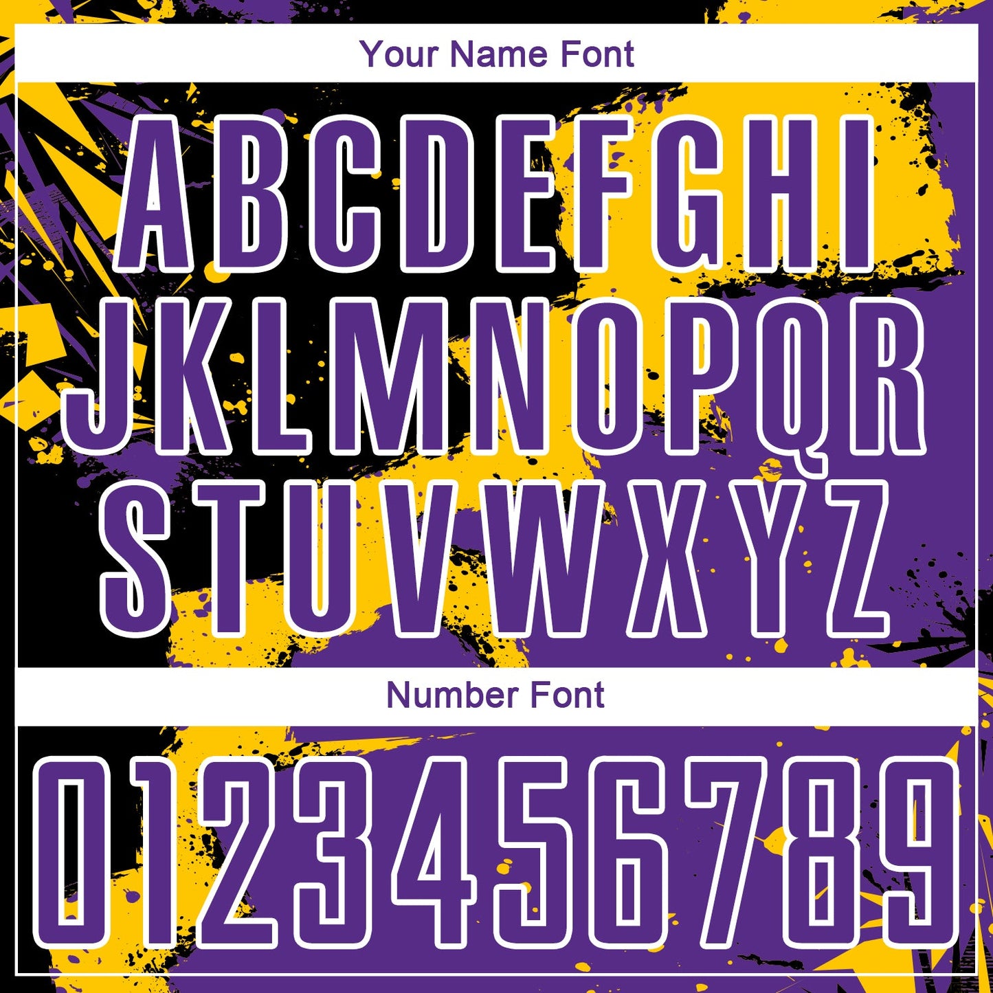 Custom Black Purple-Yellow Splash Sublimation Soccer Uniform Jersey - Sky-Custom