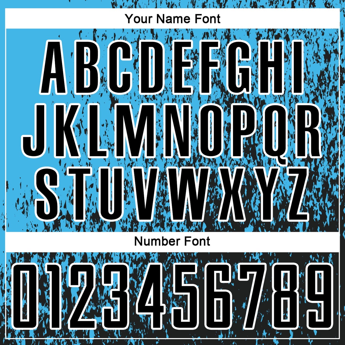 Custom Sky Blue Black-White Abstract Fragment Art Sublimation Soccer Uniform Jersey - Sky-Custom