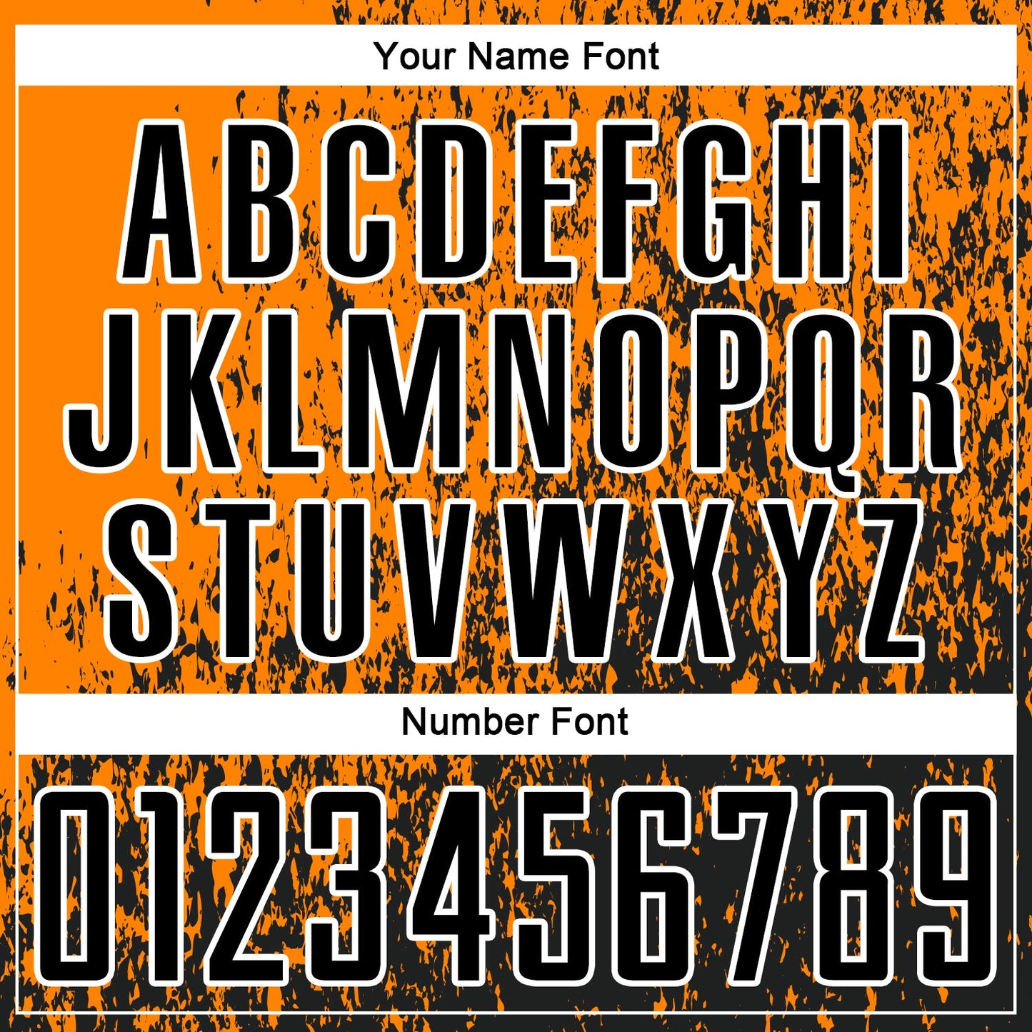 Custom Bay Orange Black-White Abstract Fragment Art Sublimation Soccer Uniform Jersey - Sky-Custom