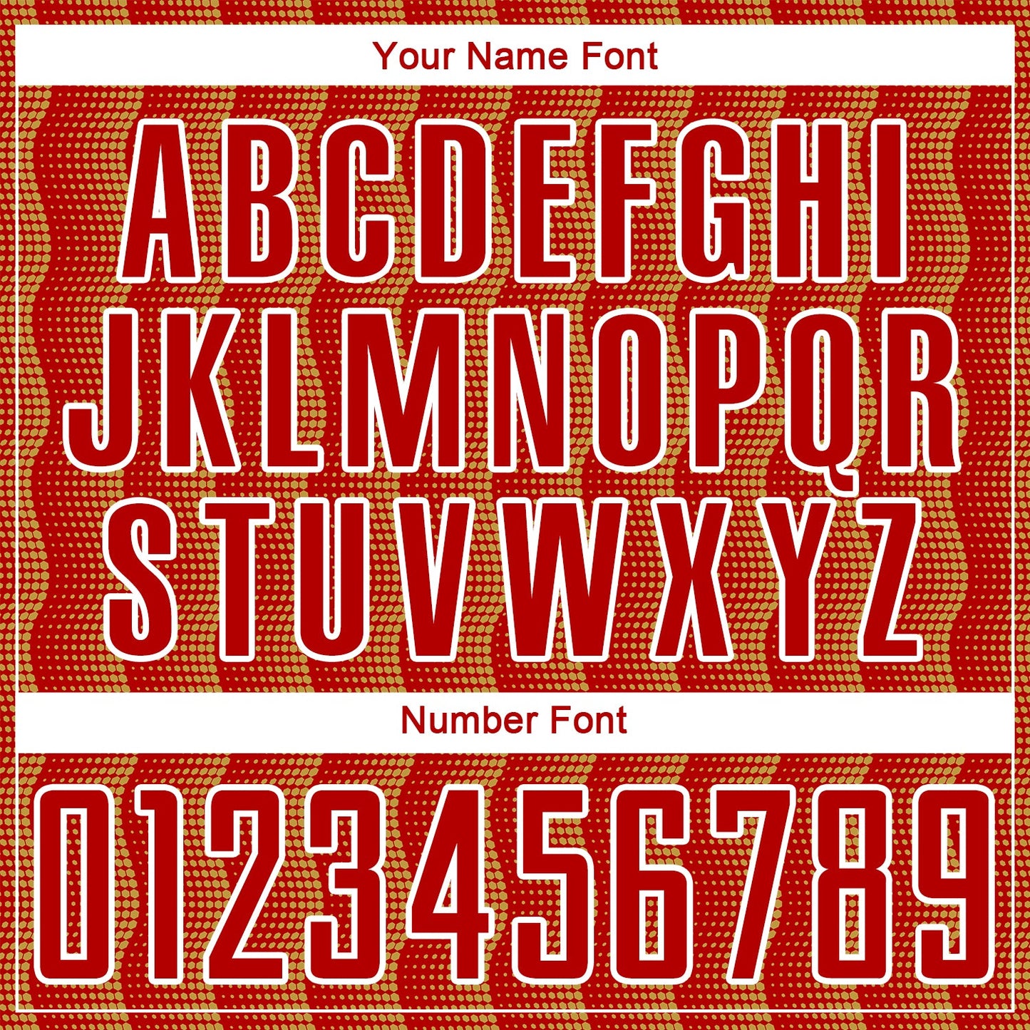 Custom Red Old Gold-White Geometric Shape Sublimation Soccer Uniform Jersey - Sky-Custom