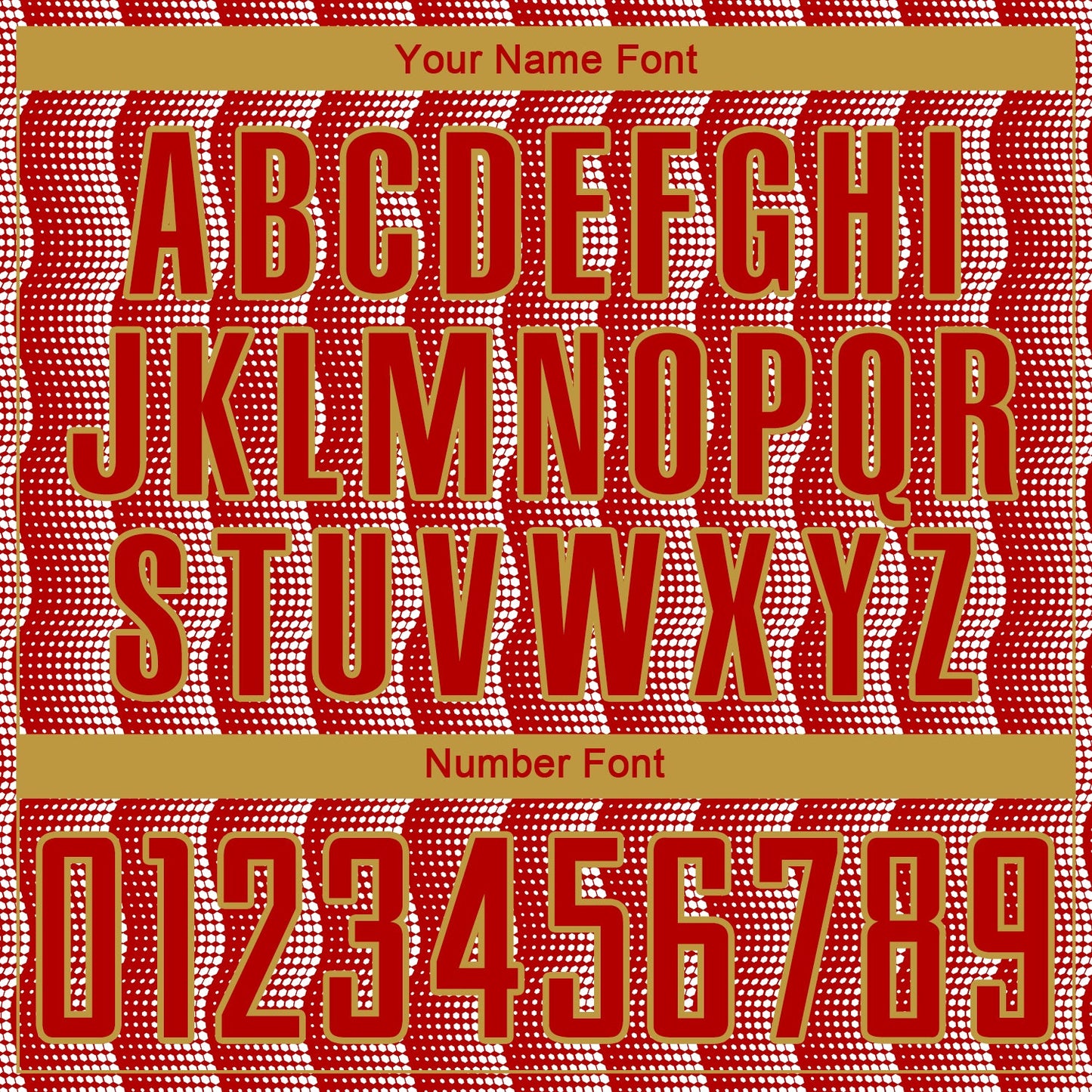 Custom Red Old Gold-White Geometric Shape Sublimation Soccer Uniform Jersey - Sky-Custom