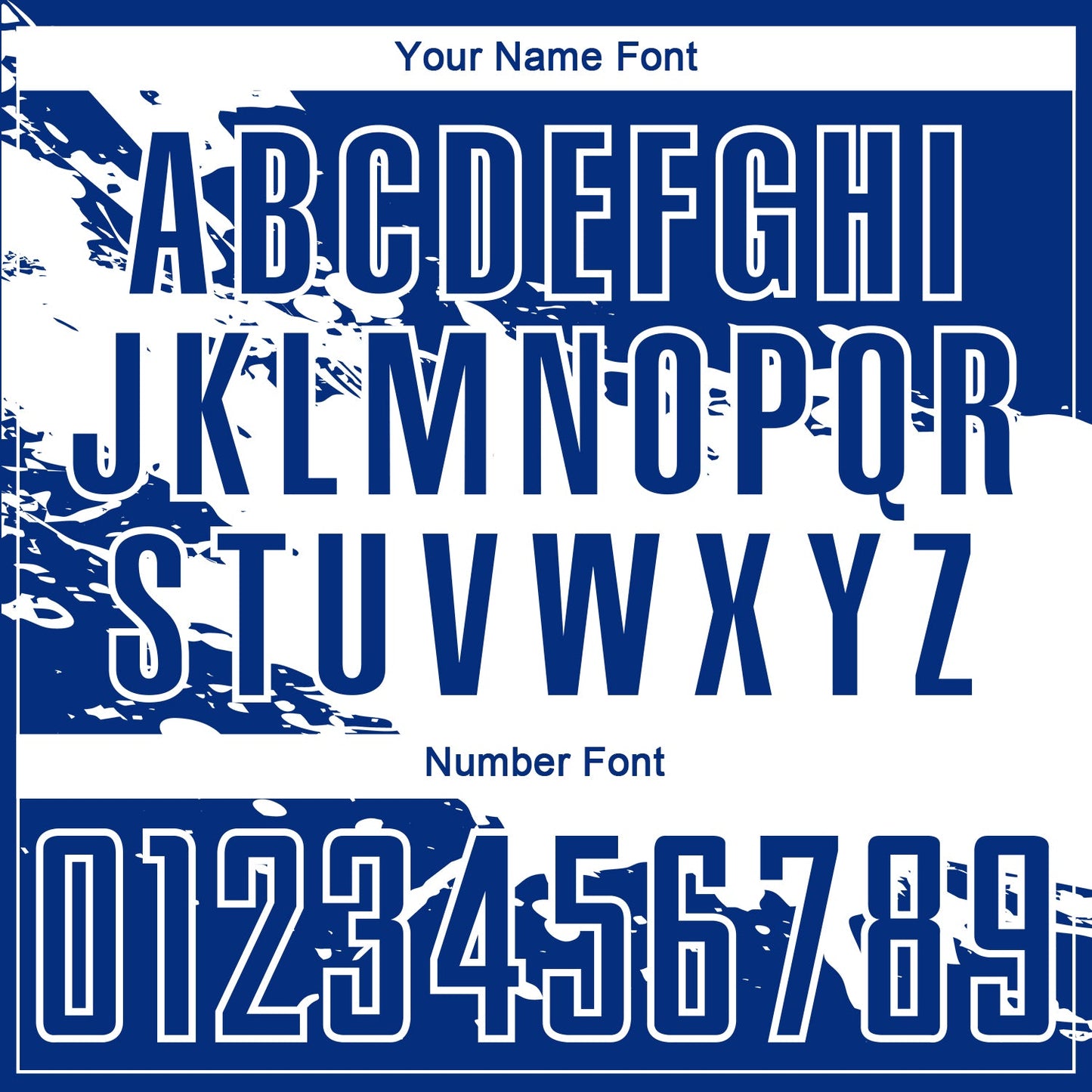 Custom Royal White Splash Sublimation Soccer Uniform Jersey - Sky-Custom