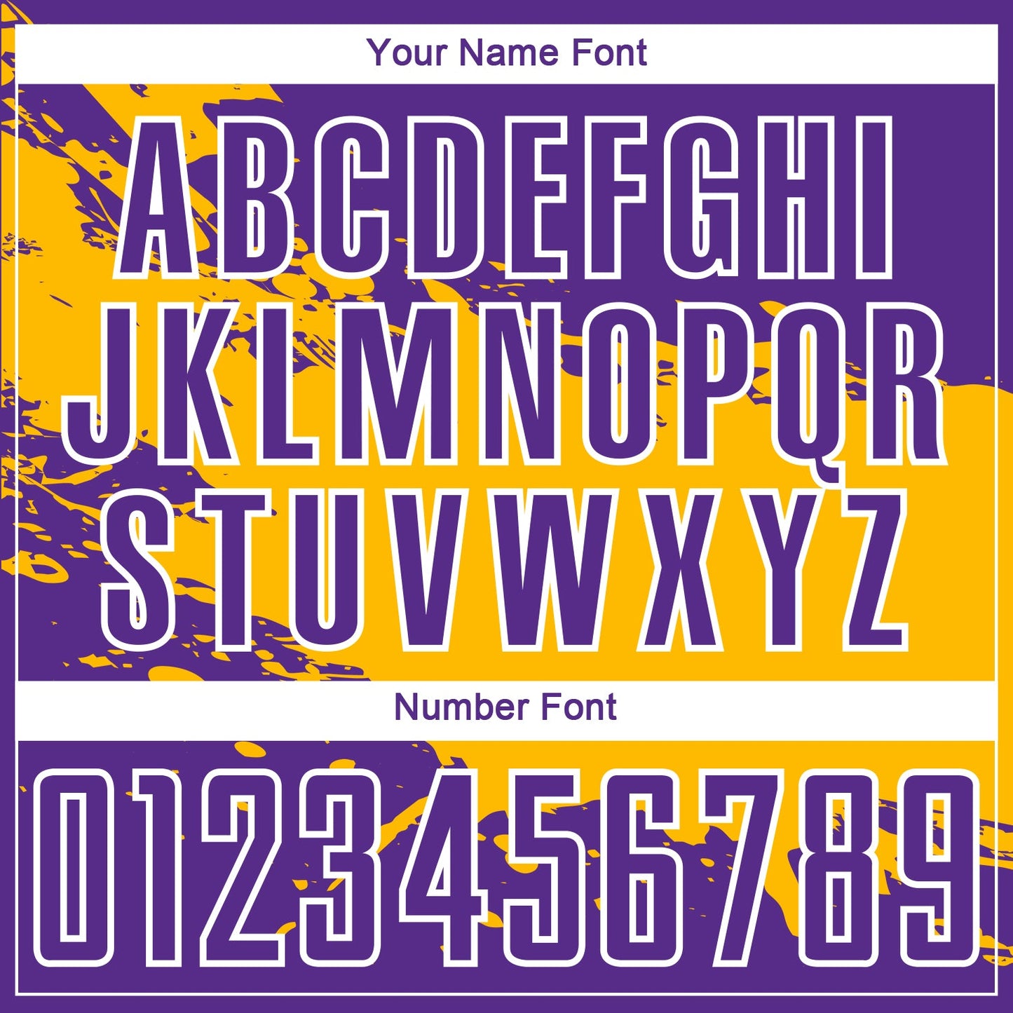 Custom Purple Gold-White Splash Sublimation Soccer Uniform Jersey - Sky-Custom