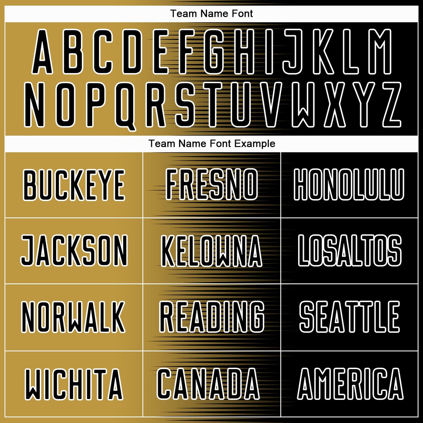 Custom Black Old Gold-White Gradient Line Sublimation Soccer Uniform Jersey - Sky-Custom