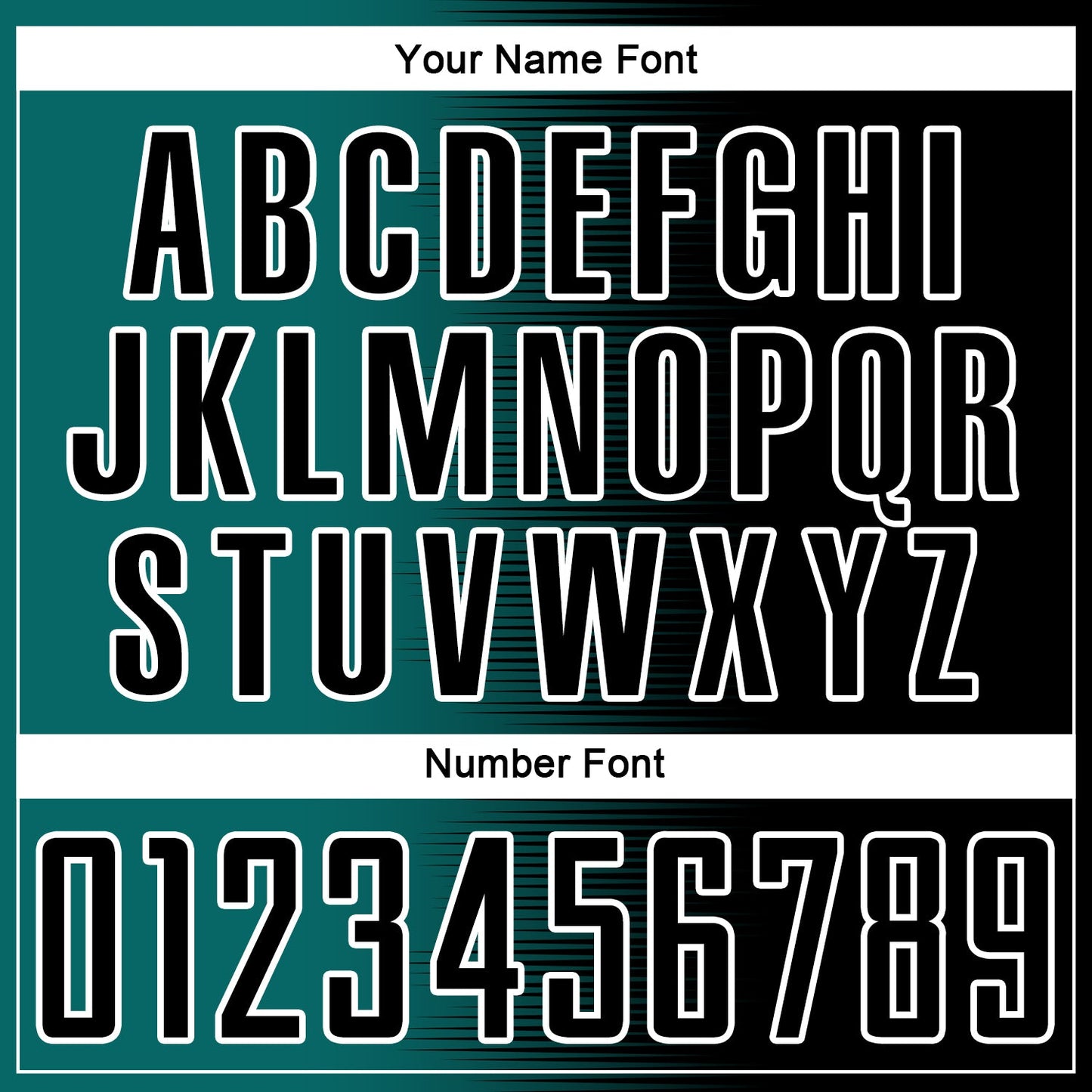 Custom Black Teal-White Gradient Line Sublimation Soccer Uniform Jersey - Sky-Custom