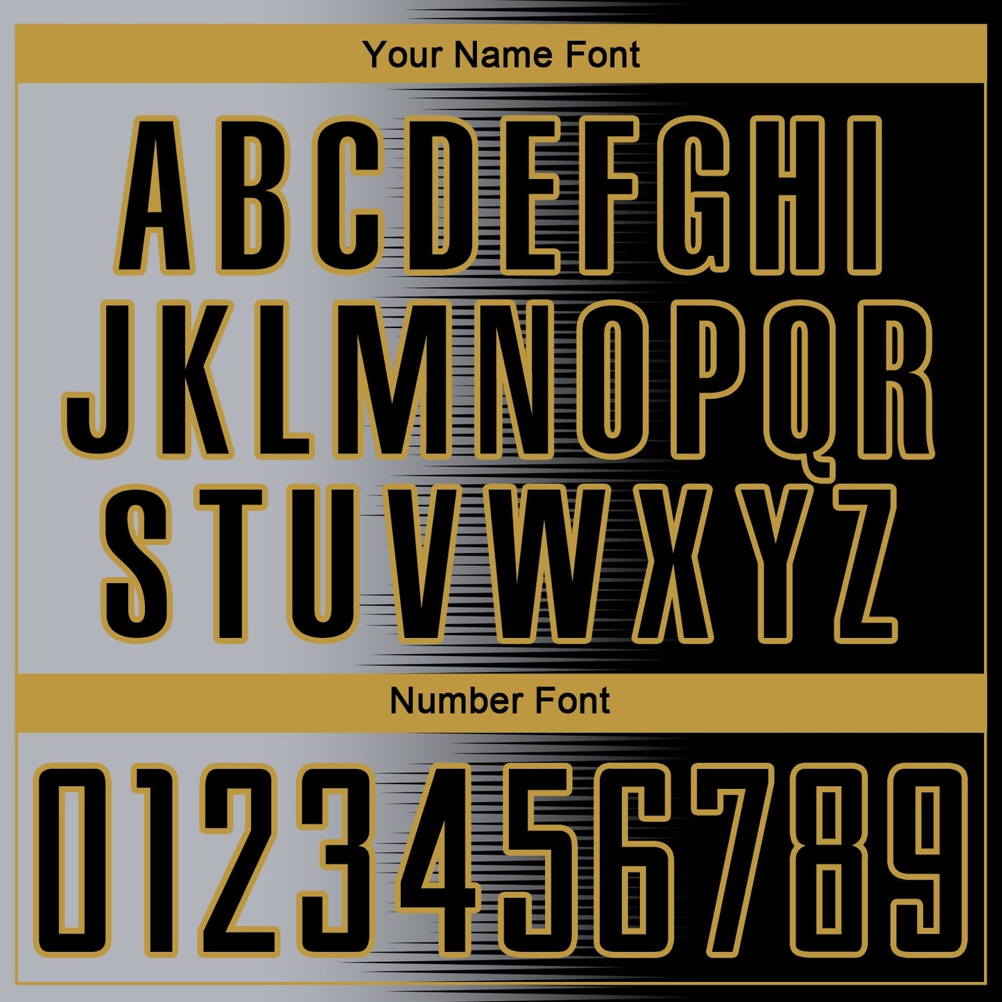 Custom Black Gray-Old Gold Gradient Line Sublimation Soccer Uniform Jersey - Sky-Custom