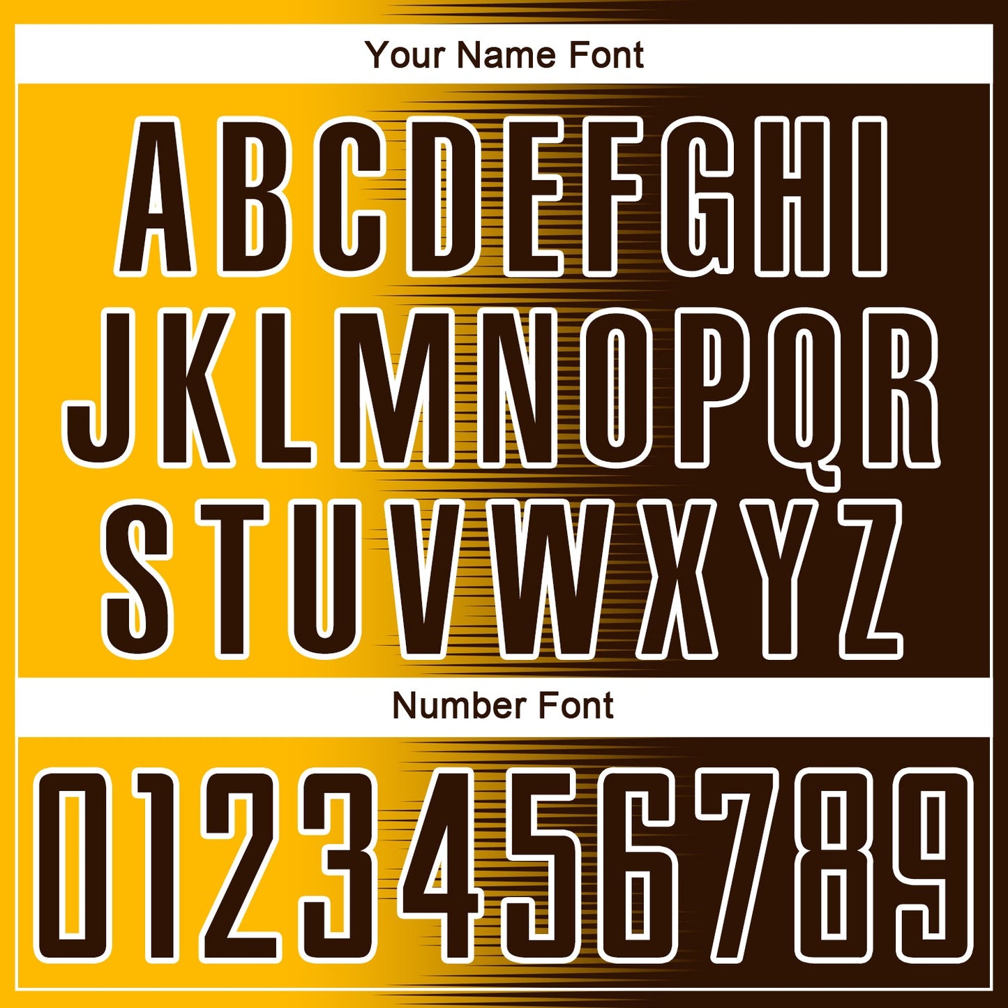 Custom Brown Gold-White Gradient Line Sublimation Soccer Uniform Jersey - Sky-Custom