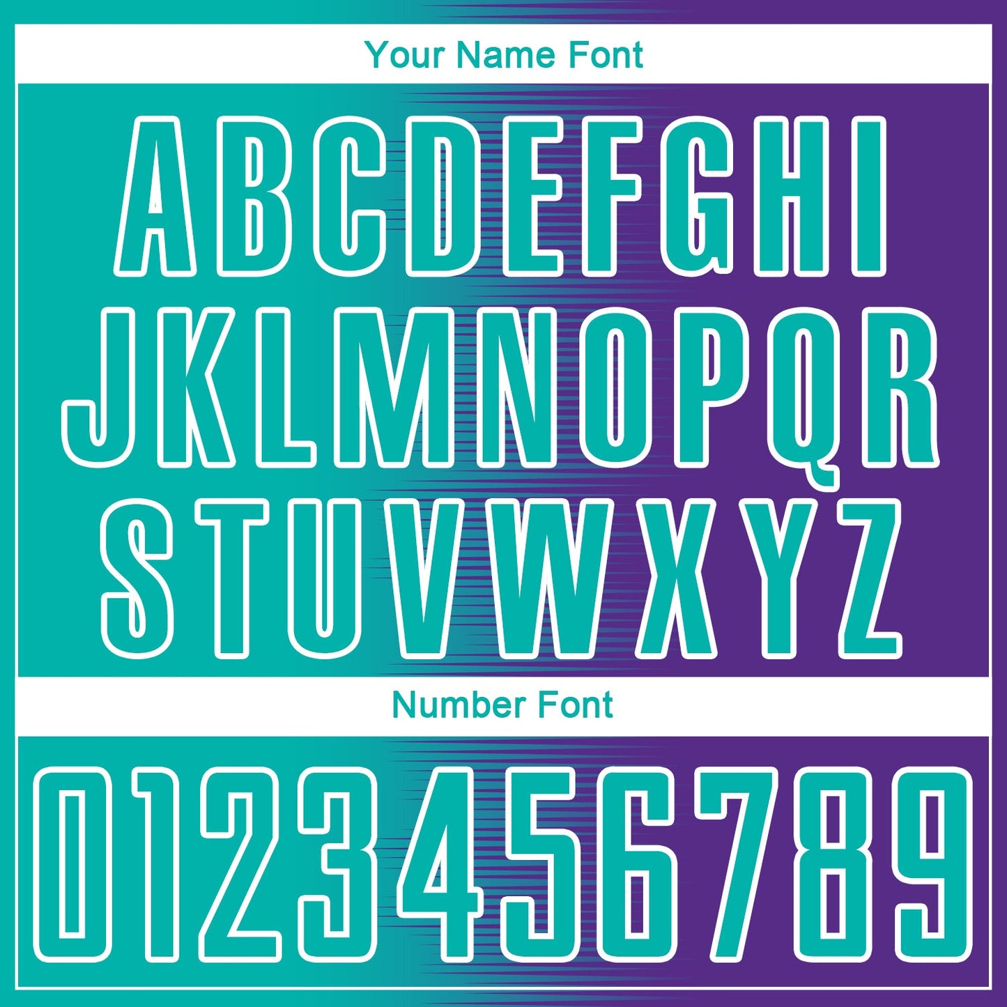 Custom Purple Aqua-White Gradient Line Sublimation Soccer Uniform Jersey - Sky-Custom