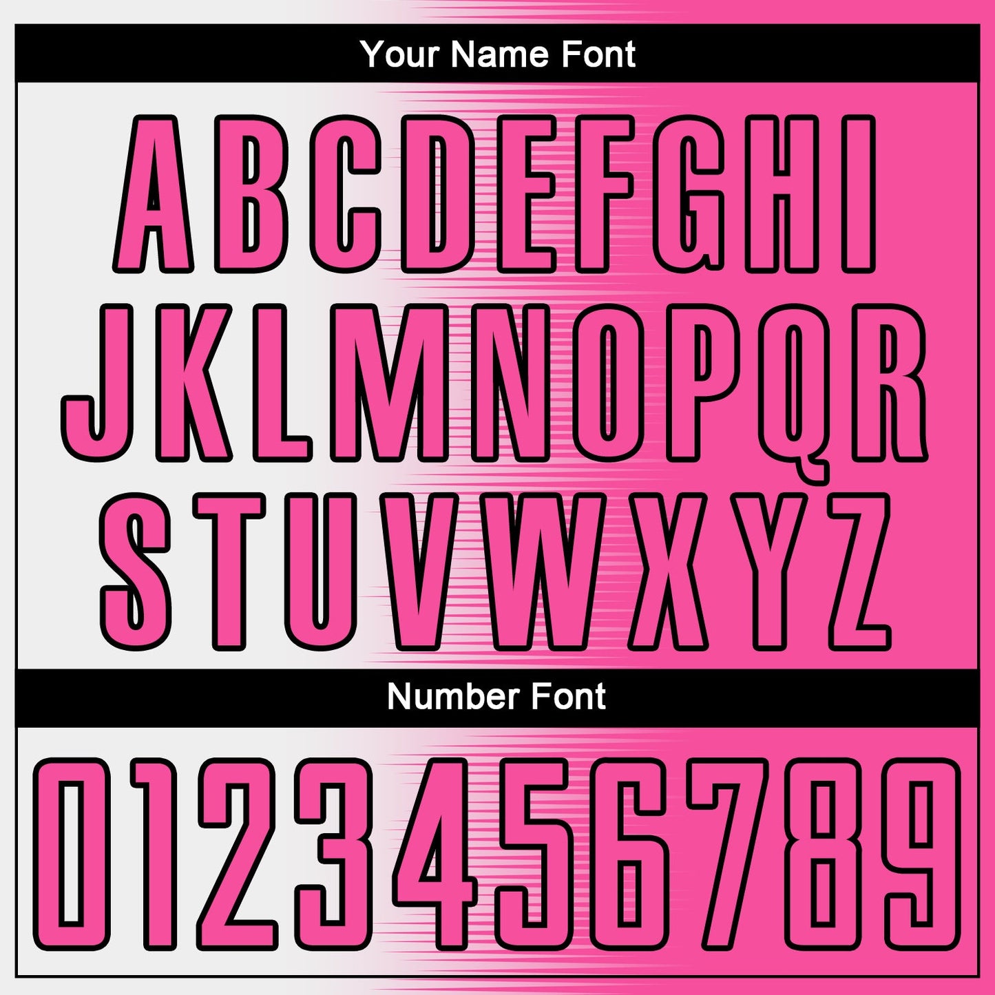 Custom Pink White-Black Gradient Line Sublimation Soccer Uniform Jersey - Sky-Custom