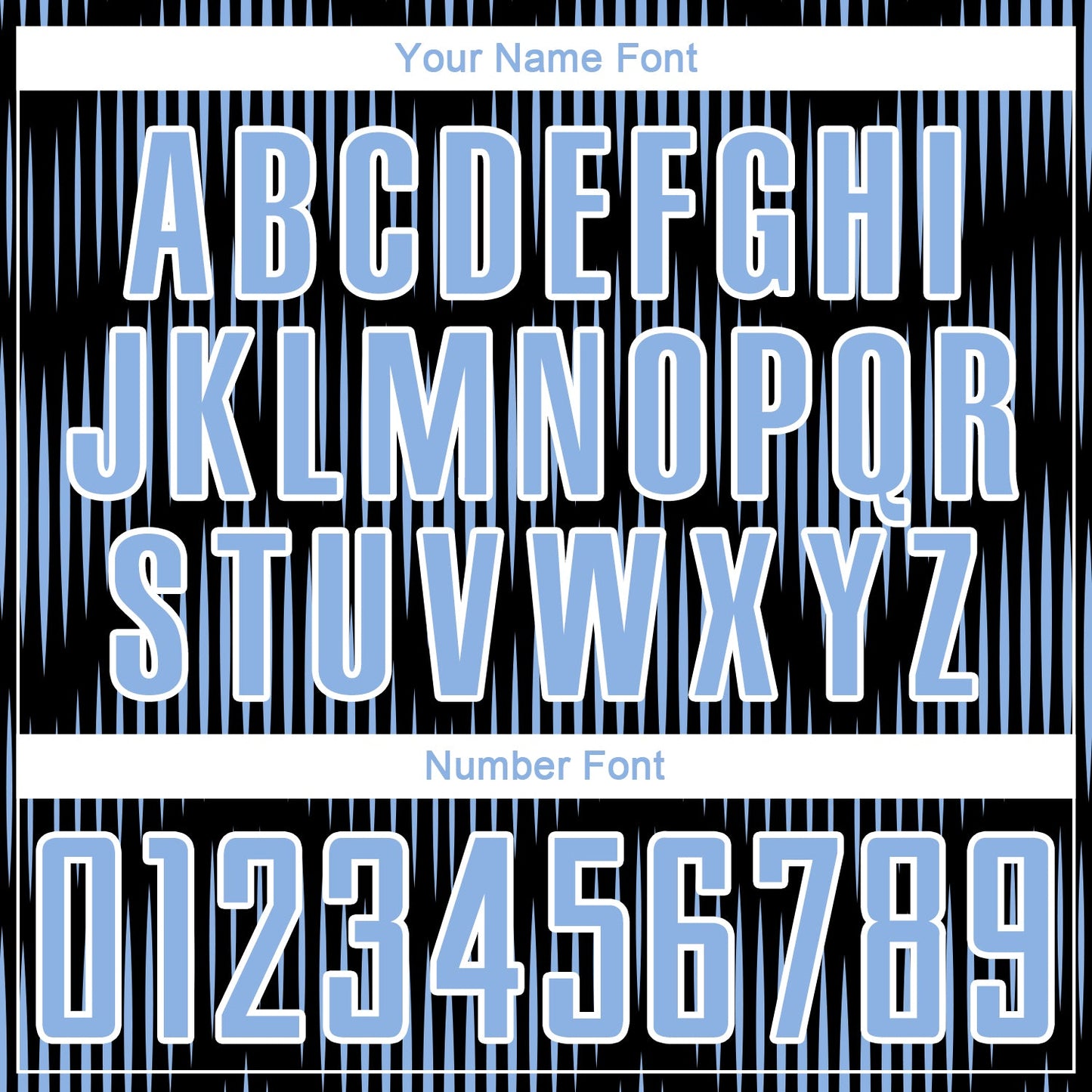 Custom Black Light Blue-White Line Sublimation Soccer Uniform Jersey - Sky-Custom