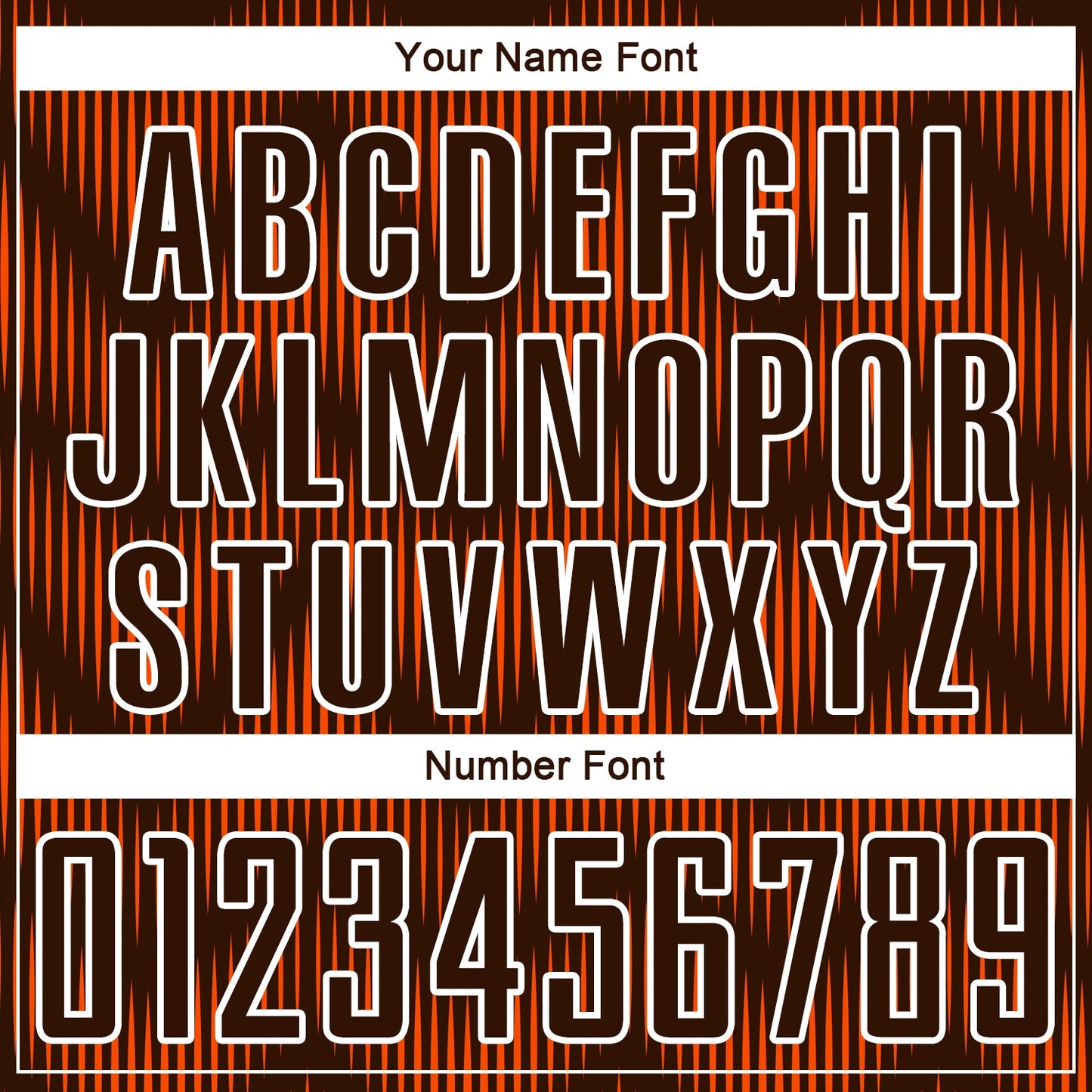 Custom Brown Orange-White Line Sublimation Soccer Uniform Jersey - Sky-Custom