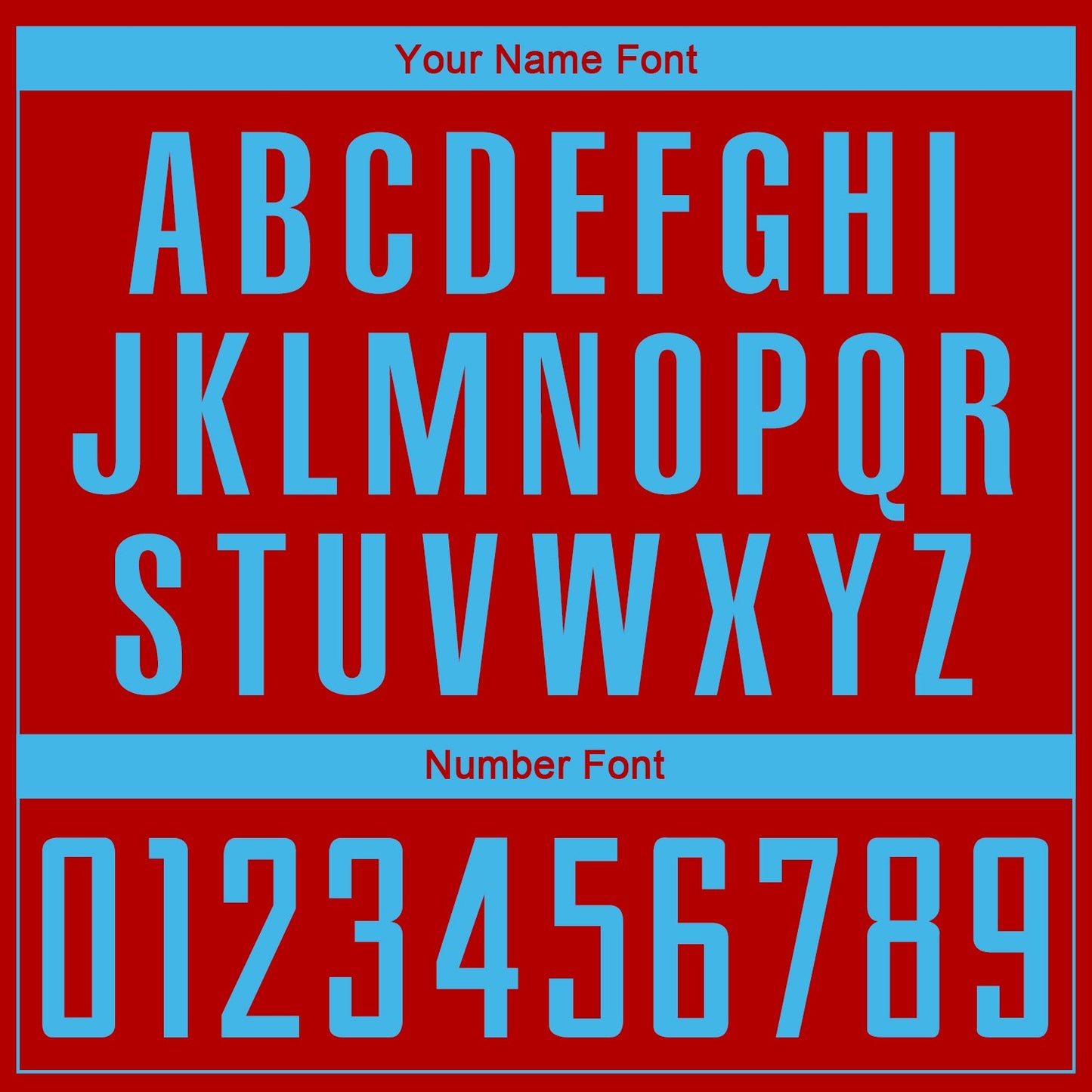 Custom Red Sky Blue Sublimation Soccer Uniform Jersey - Sky-Custom