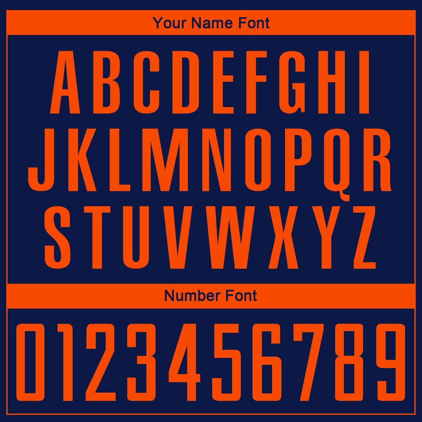 Custom Navy Orange Sublimation Soccer Uniform Jersey - Sky-Custom