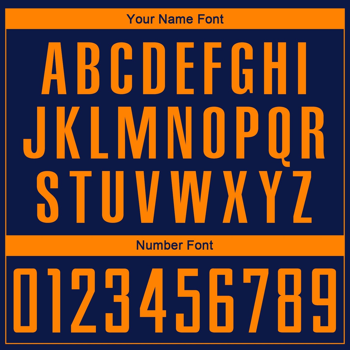 Custom Navy Bay Orange Sublimation Soccer Uniform Jersey - Sky-Custom