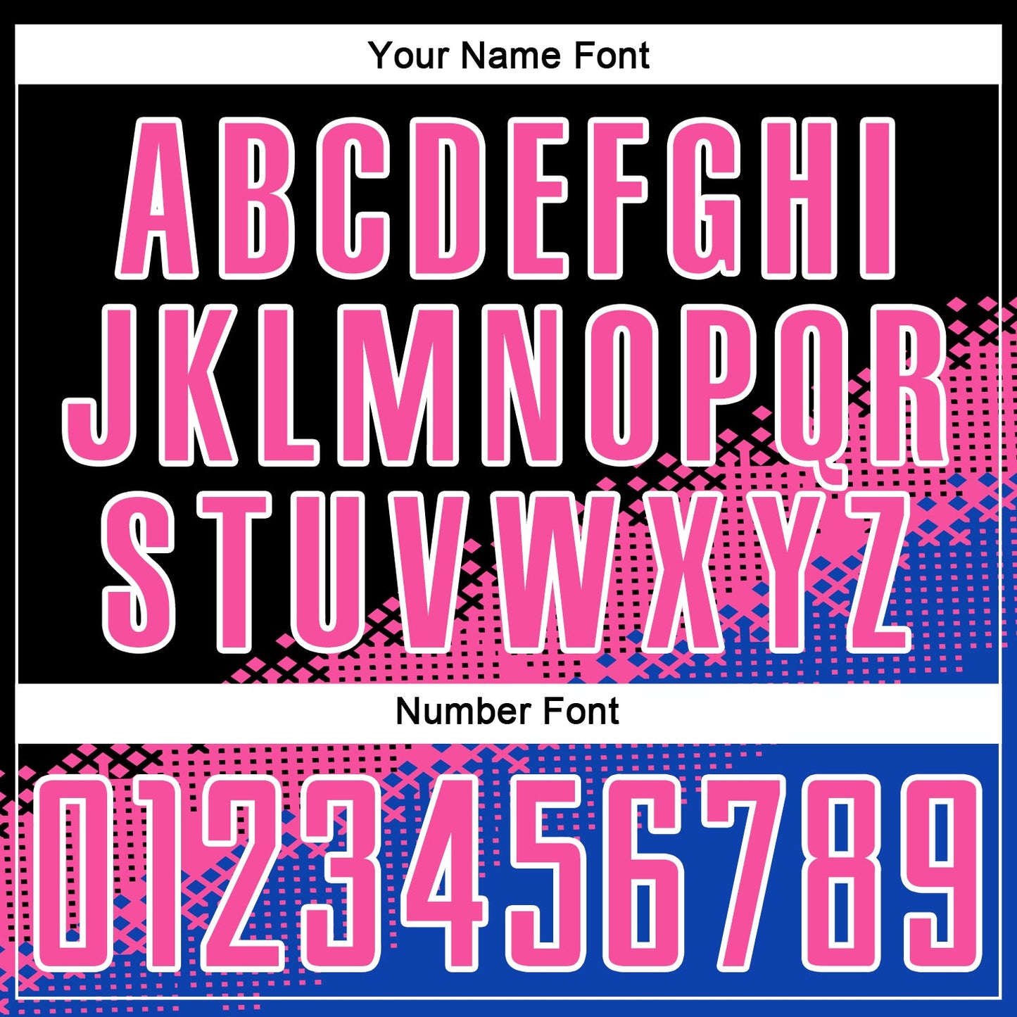 Custom Black Pink-Thunder Blue Gradient Geometric Shape Sublimation Soccer Uniform Jersey - Sky-Custom