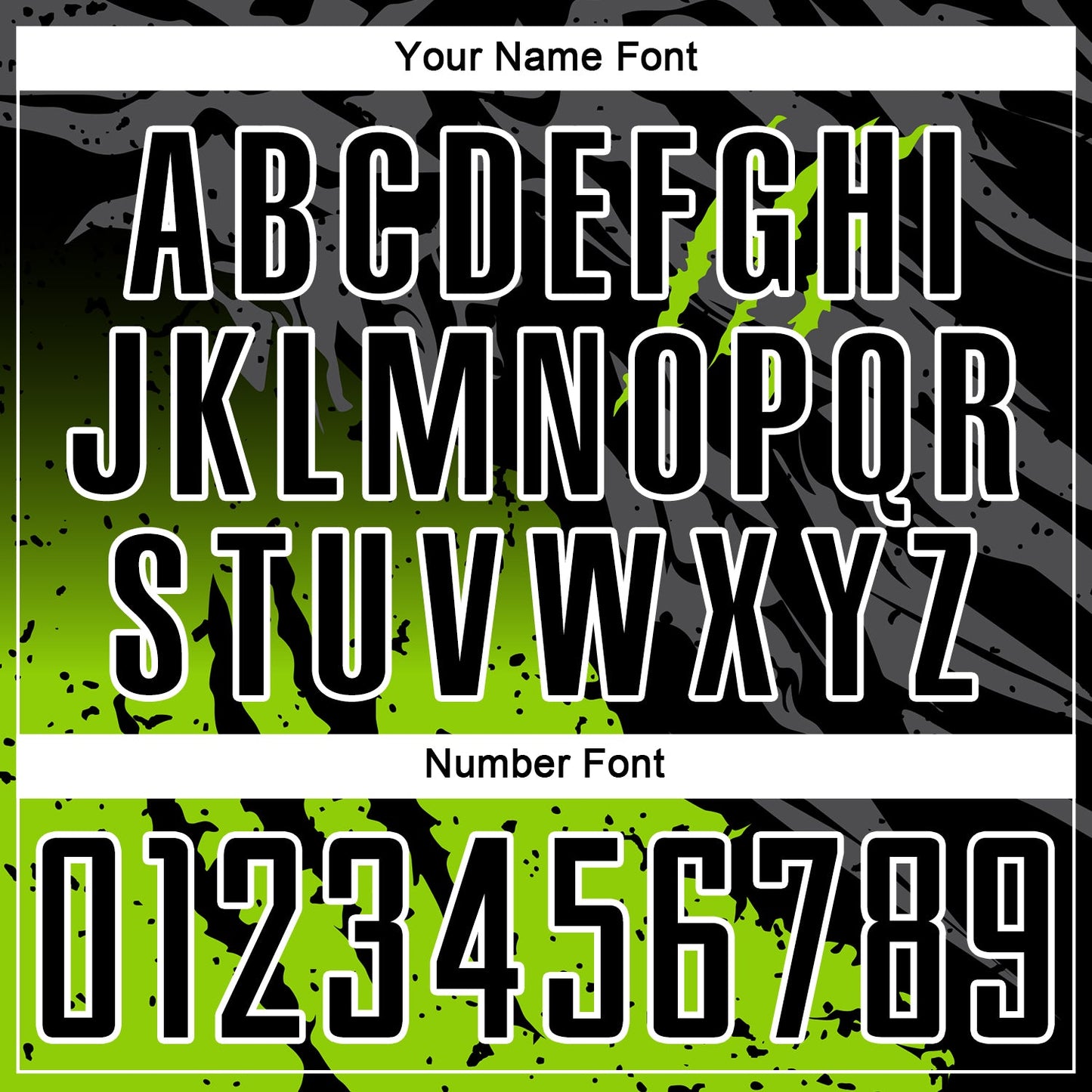 Custom Black Neon Green-White Gradient Scratch Splash Sublimation Soccer Uniform Jersey - Sky-Custom