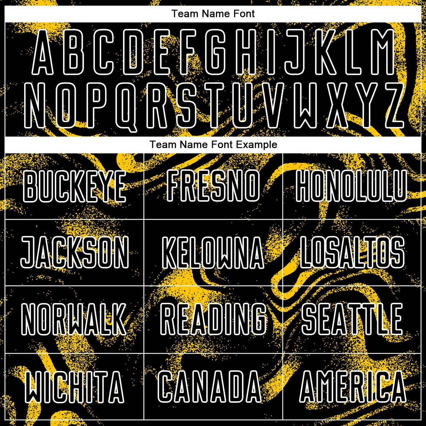 Custom Black Yellow-White Abstract Liquid Sublimation Soccer Uniform Jersey - Sky-Custom
