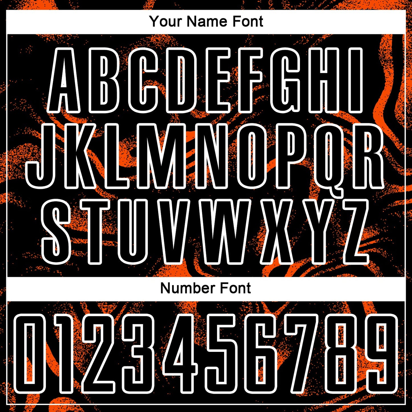 Custom Black Orange-White Abstract Liquid Sublimation Soccer Uniform Jersey - Sky-Custom