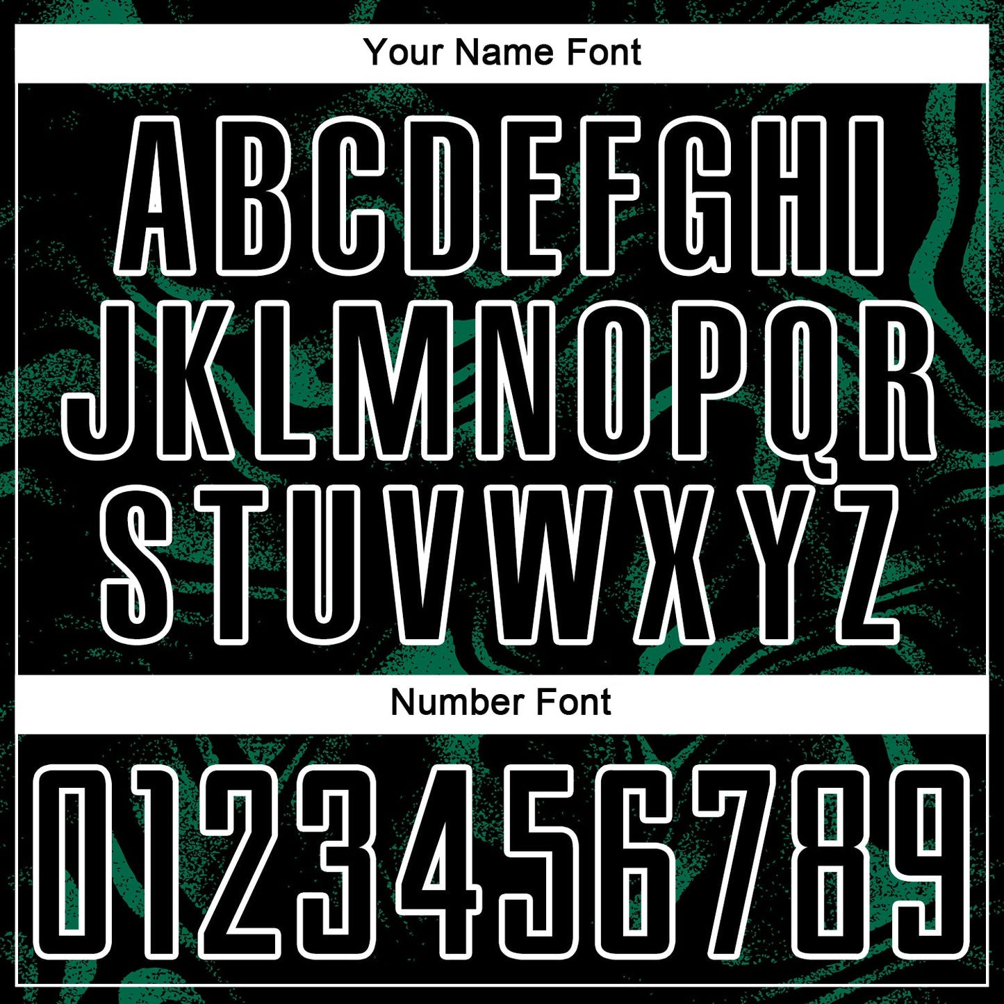 Custom Black Kelly Green-White Abstract Liquid Sublimation Soccer Uniform Jersey - Sky-Custom