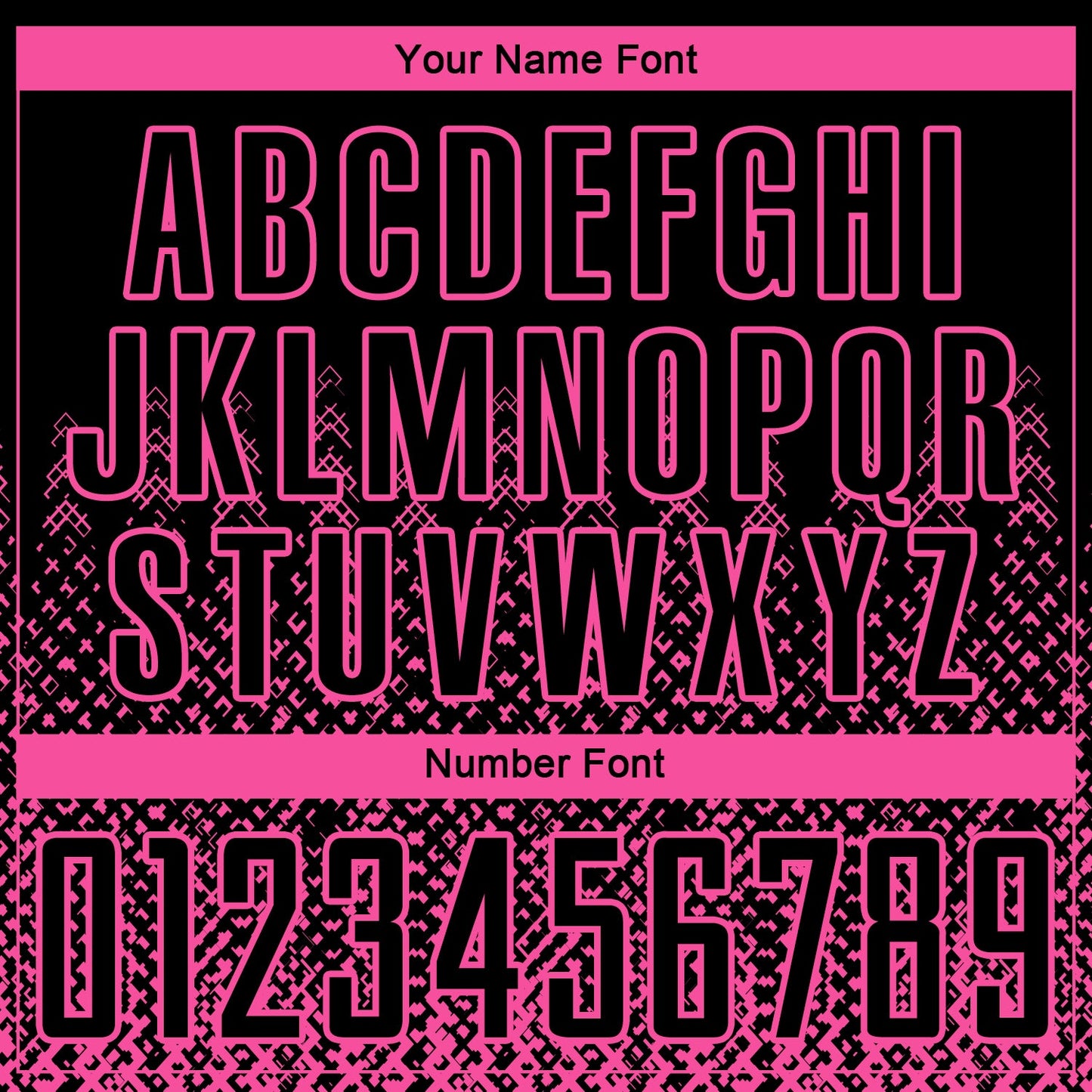 Custom Black Pink Geometric Shape Sublimation Soccer Uniform Jersey - Sky-Custom