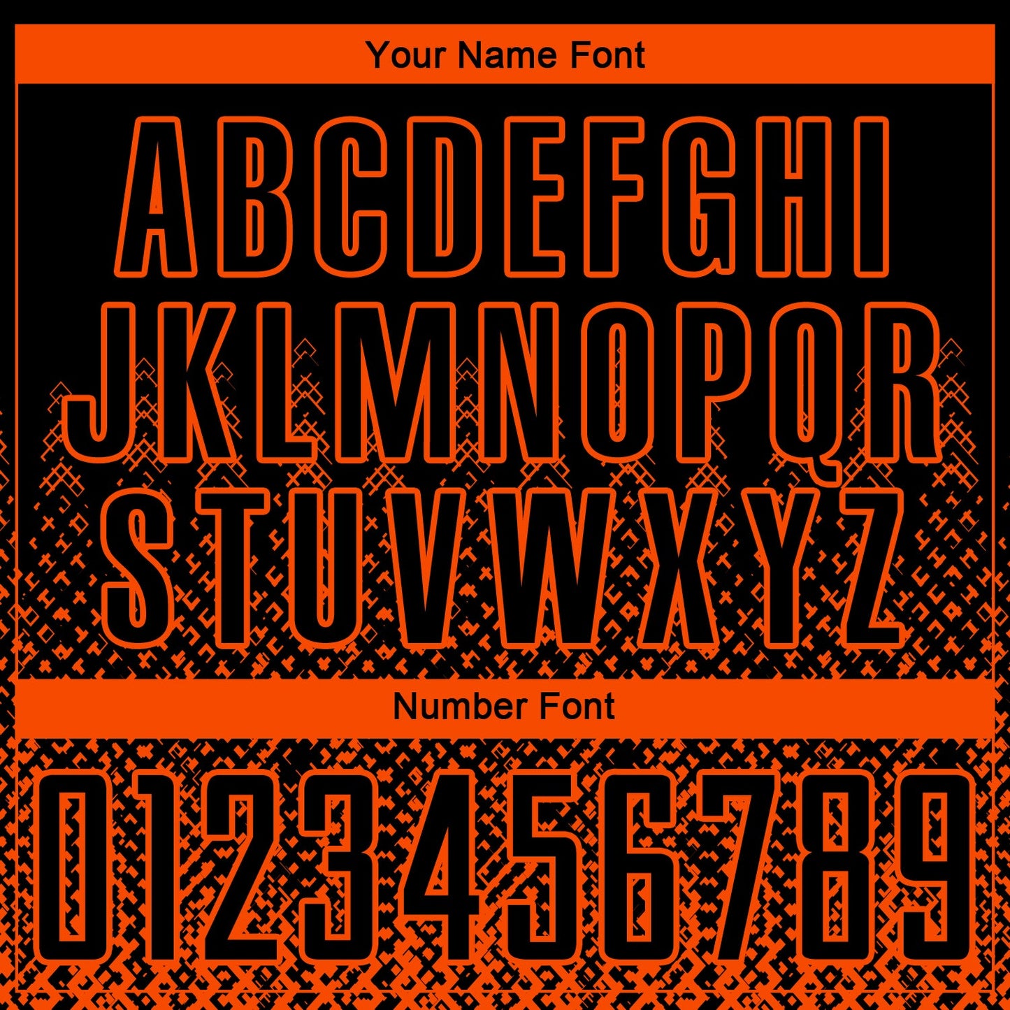 Custom Black Orange Geometric Shape Sublimation Soccer Uniform Jersey - Sky-Custom