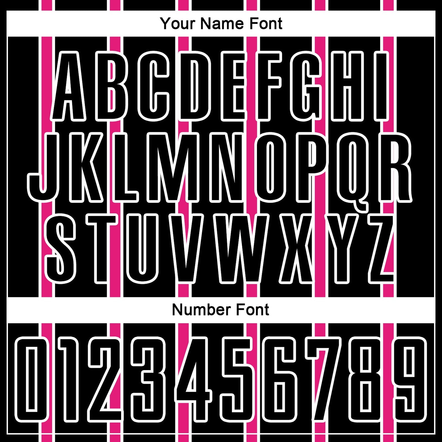 Custom Black Hot Pink-White Stripe Line Sublimation Soccer Uniform Jersey - Sky-Custom