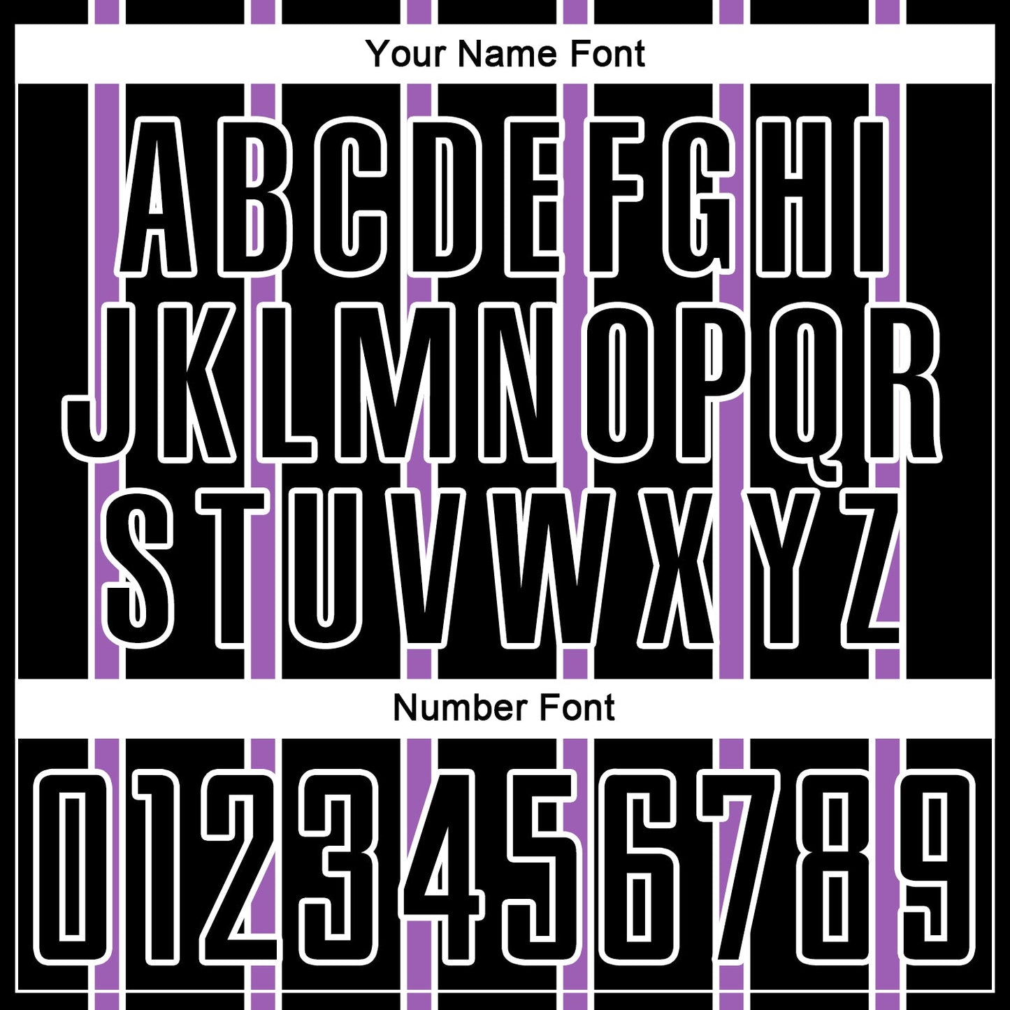 Custom Black Medium Purple-White Stripe Line Sublimation Soccer Uniform Jersey - Sky-Custom