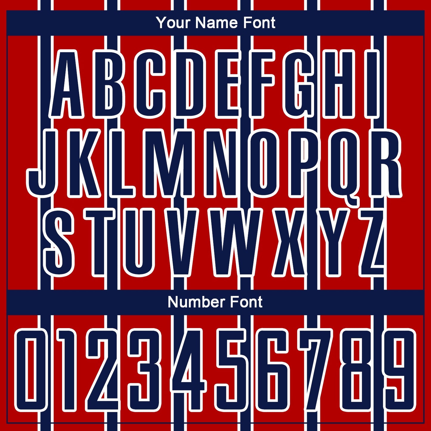 Custom Red Navy-White Stripe Line Sublimation Soccer Uniform Jersey - Sky-Custom