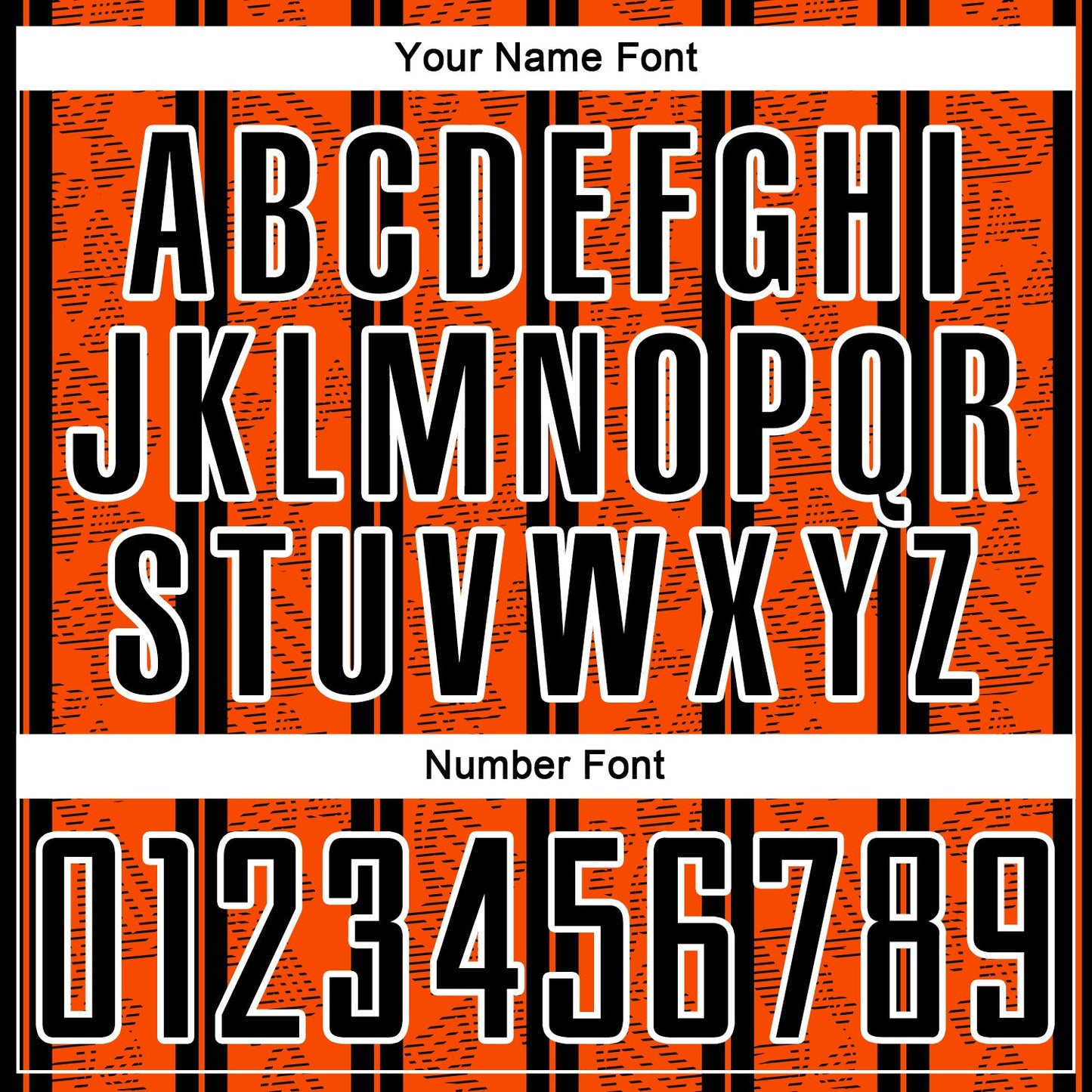 Custom Orange Black-White Stripe Line Sublimation Soccer Uniform Jersey - Sky-Custom