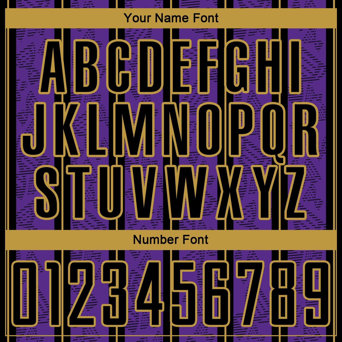 Custom Purple Black-Old Gold Stripe Line Sublimation Soccer Uniform Jersey - Sky-Custom