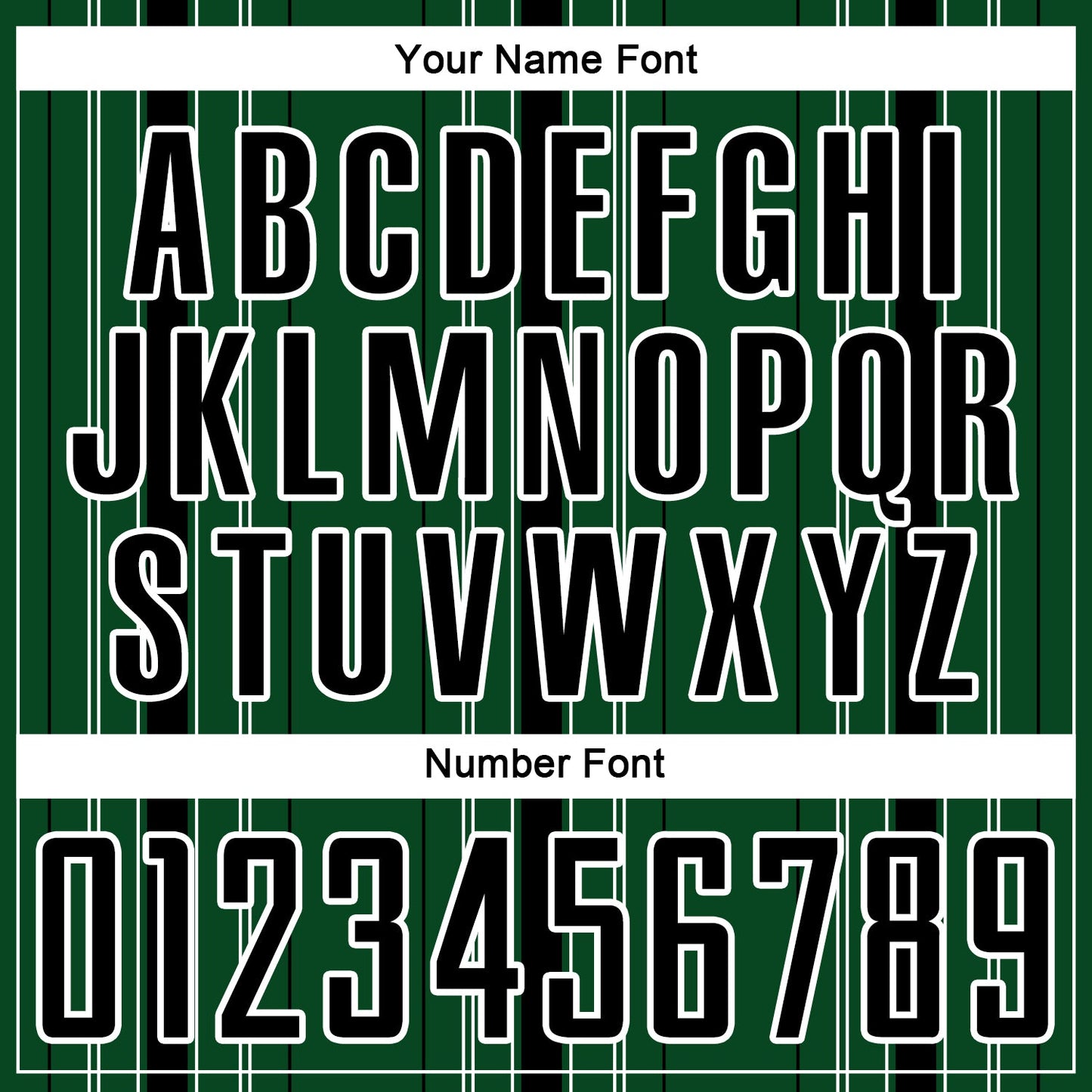 Custom Green Black-White Stripe Sublimation Soccer Uniform Jersey - Sky-Custom