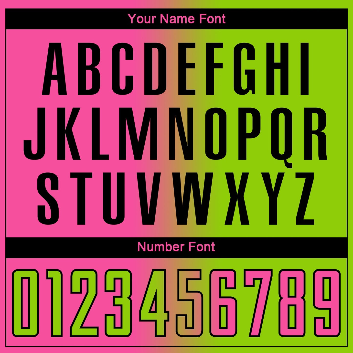 Custom Neon Green Pink-Black Sublimation Gradient Fashion Soccer Uniform Jersey - Sky-Custom