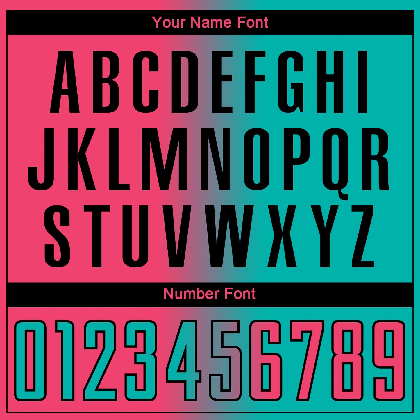 Custom Aqua Neon Pink-Black Sublimation Gradient Fashion Soccer Uniform Jersey - Sky-Custom